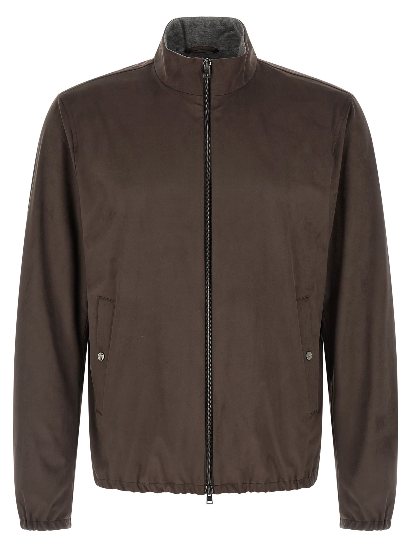 Куртка з ефектом замші