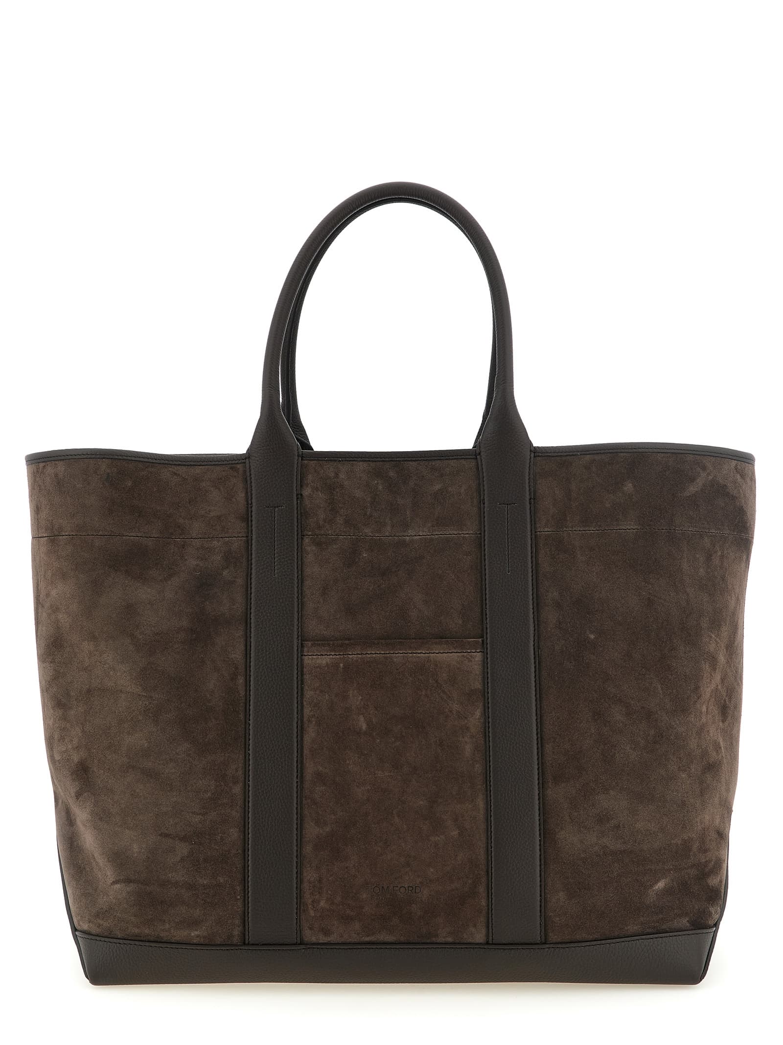 Suede shopping сумка
