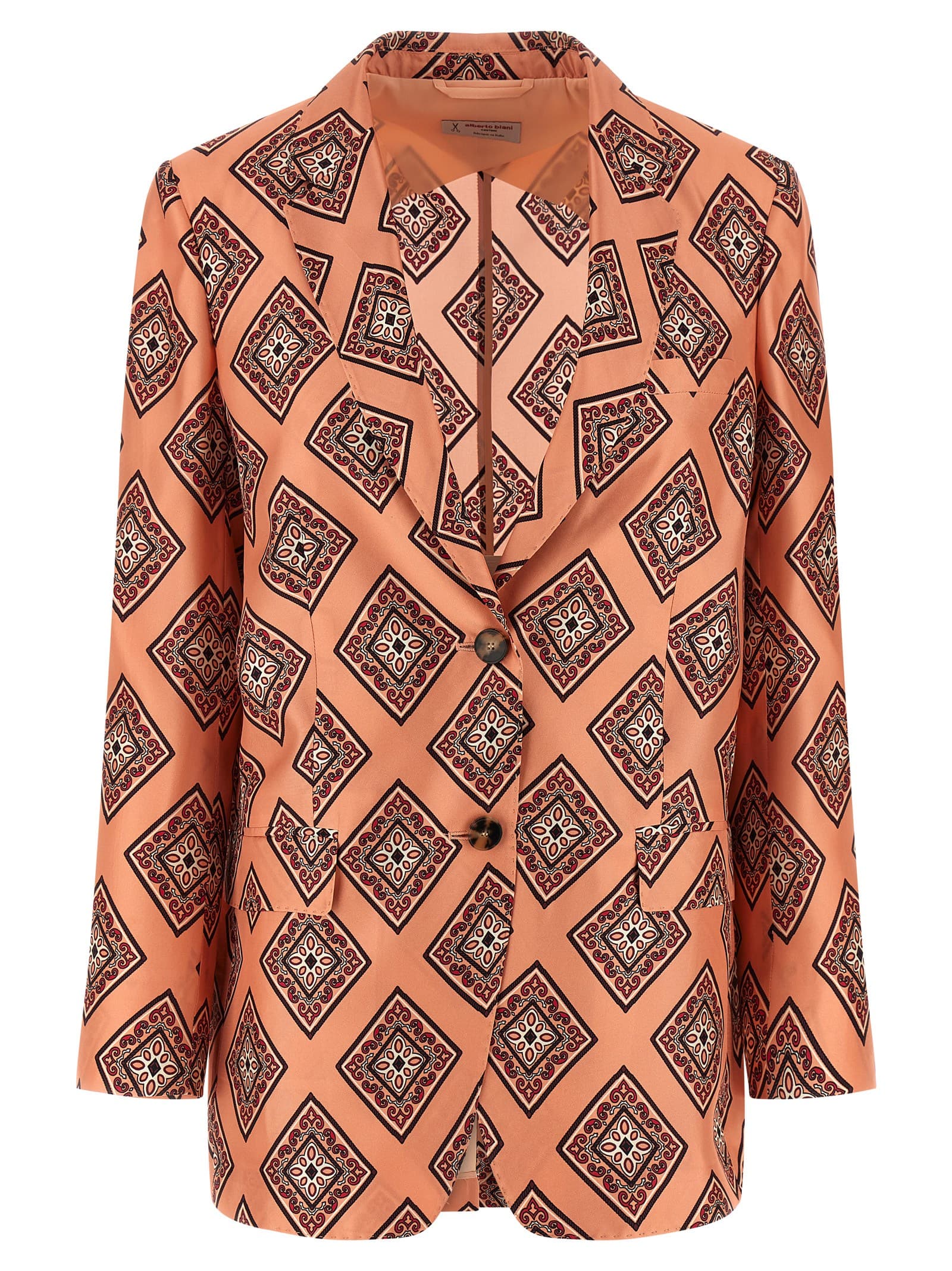 Жакет з принтом краватки