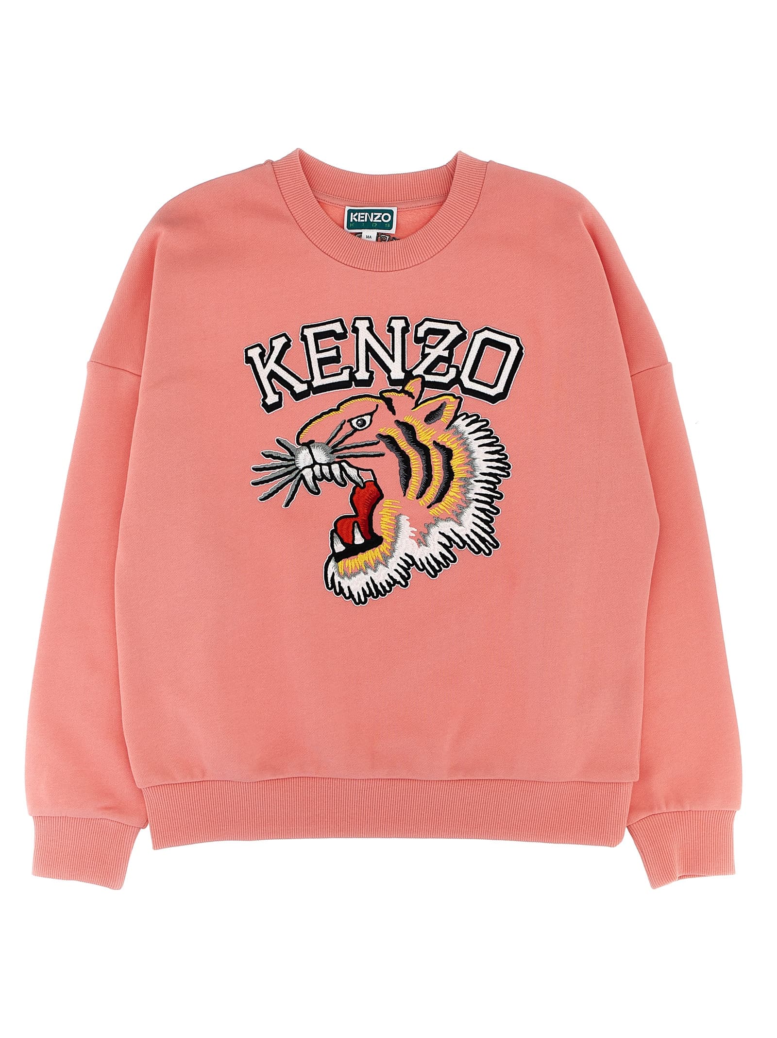 Logo embroidery sweatshirt