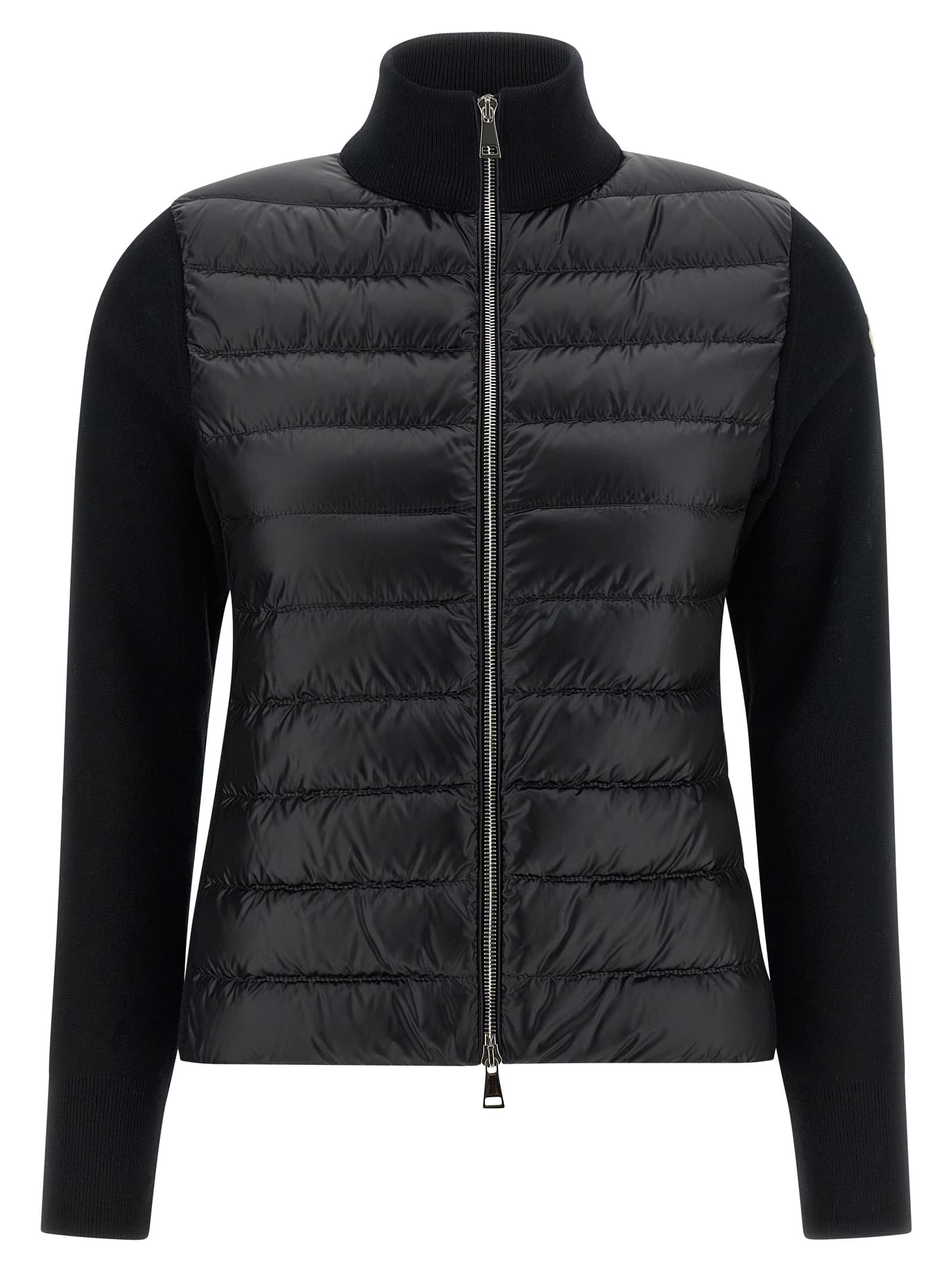 Кардиган з двох матеріалів