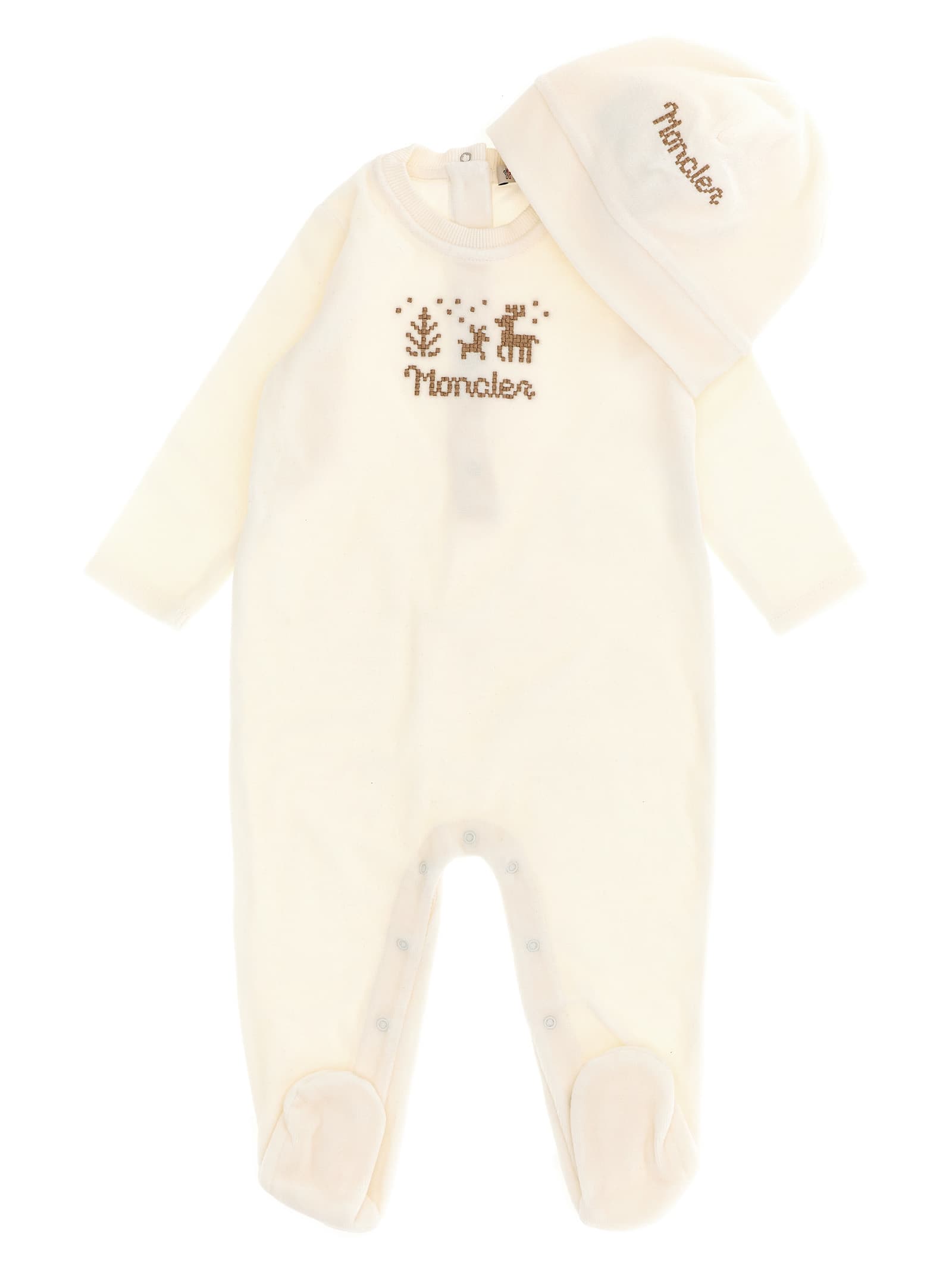 Moncler Enfant комплект: комбінезон + шапка