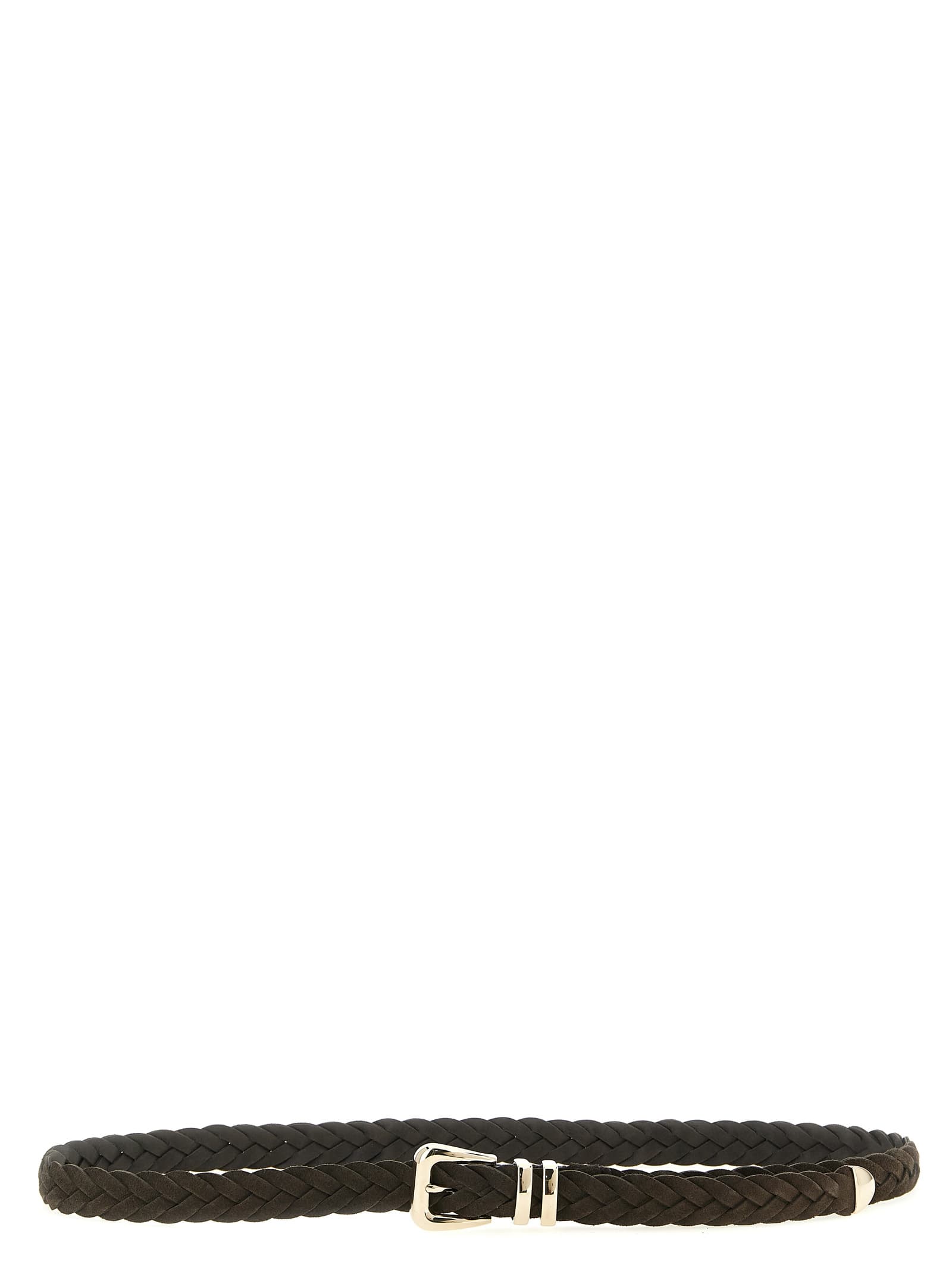 Плетений ремінь з телячої шкіри