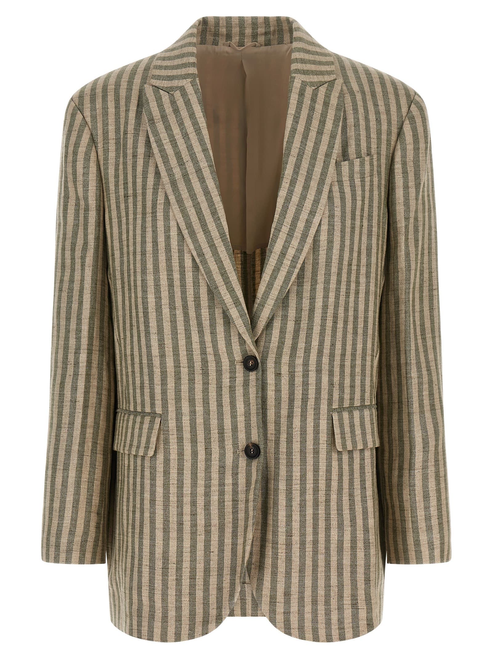 Striped blazer