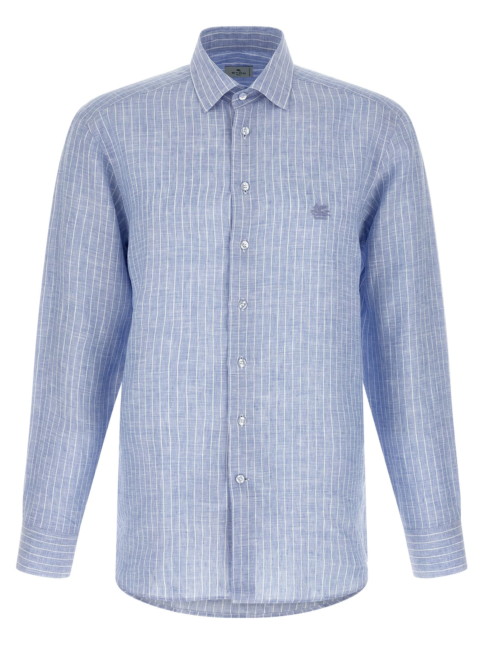 Смугаста льняна сорочка