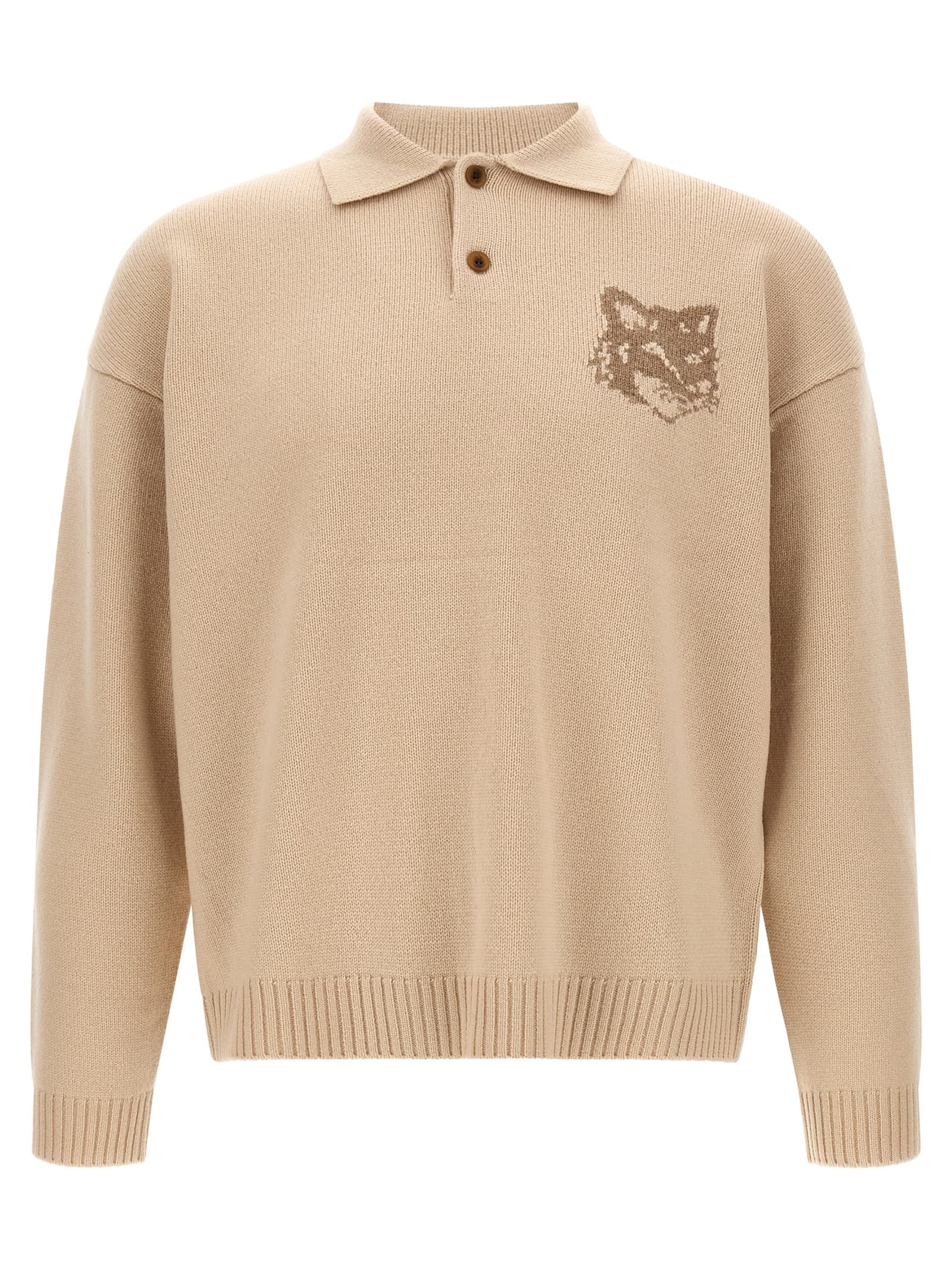'Fox Head Intarsia' sweater