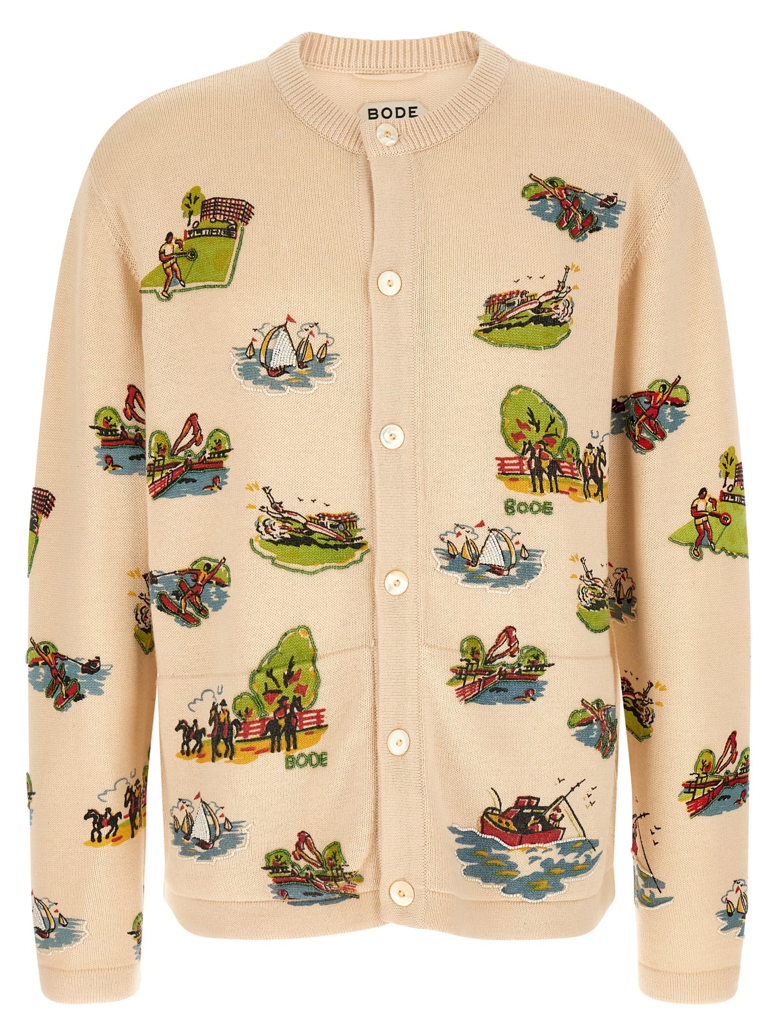 'Beaded Camp' кардиган