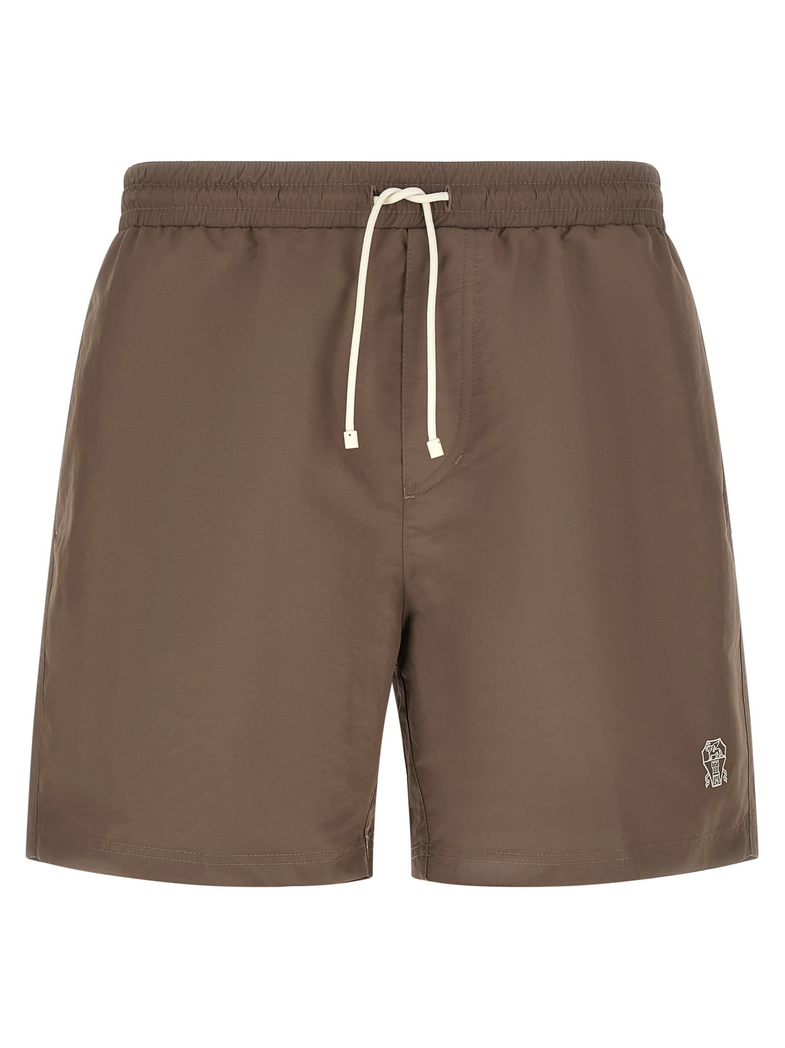 Купальник з вишивкою логотипа