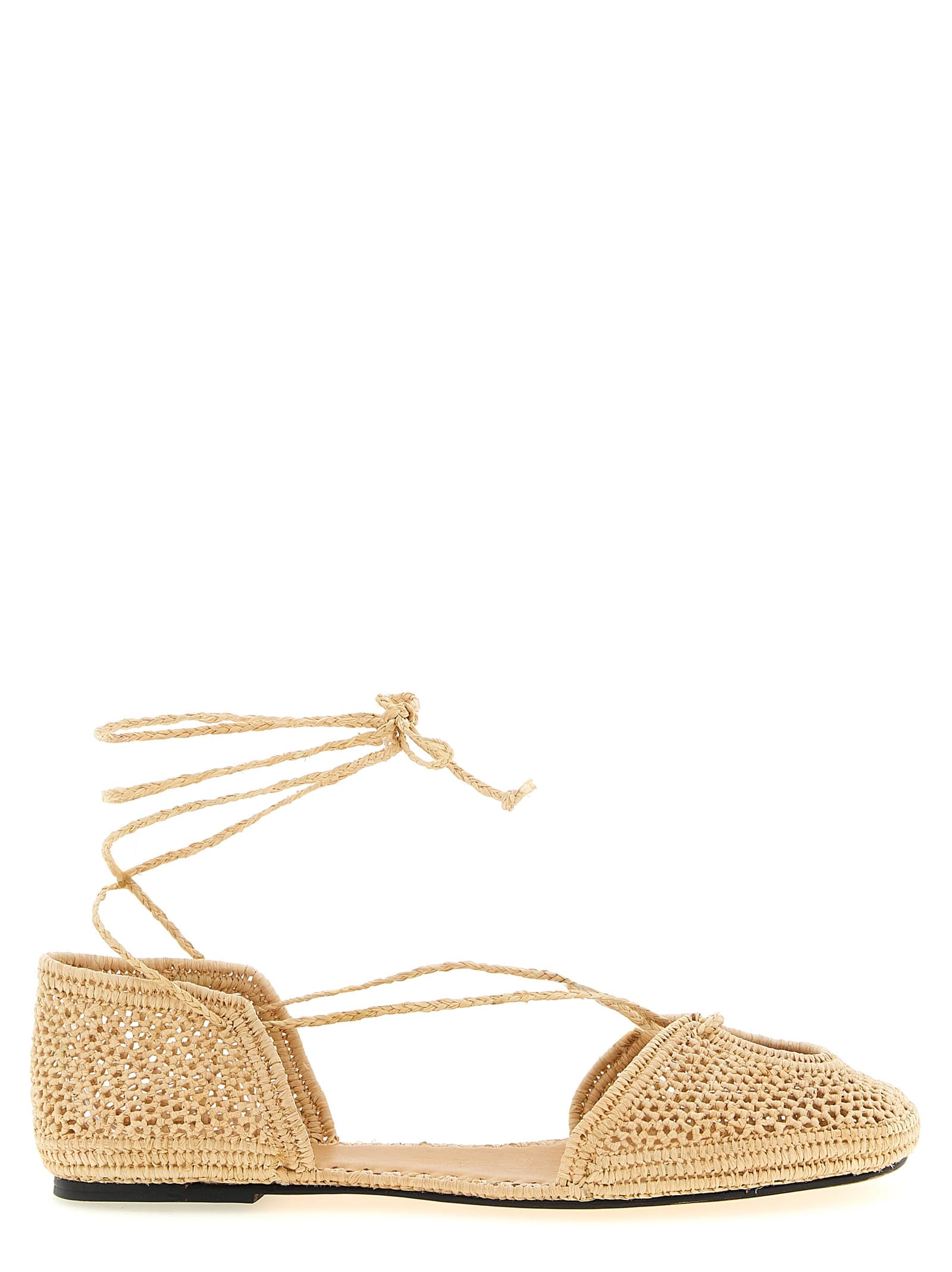 'Lima' балетки з рафії