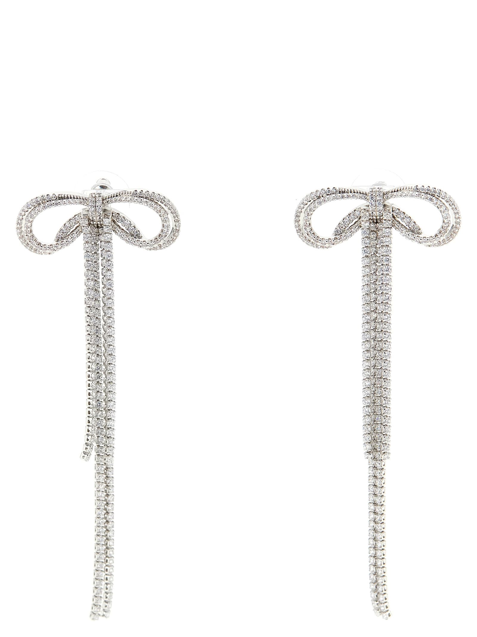 'Double Crystal Bow' сережки