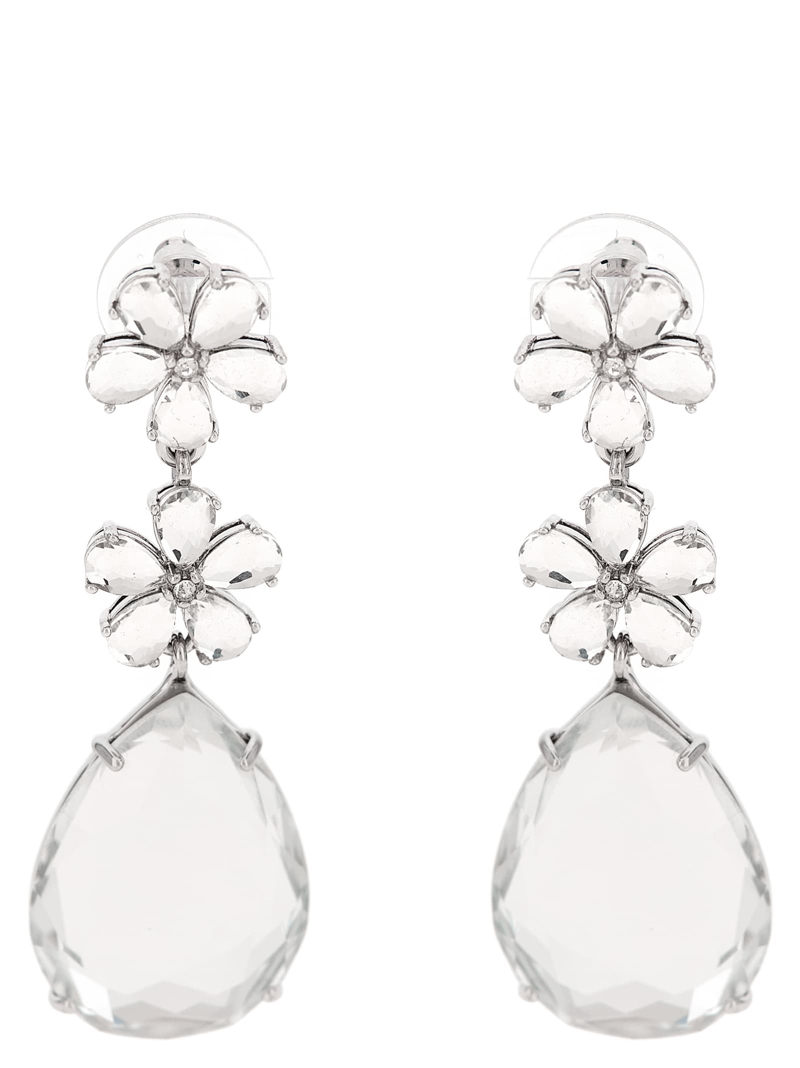 'Crystal Flower Tiered' сережки
