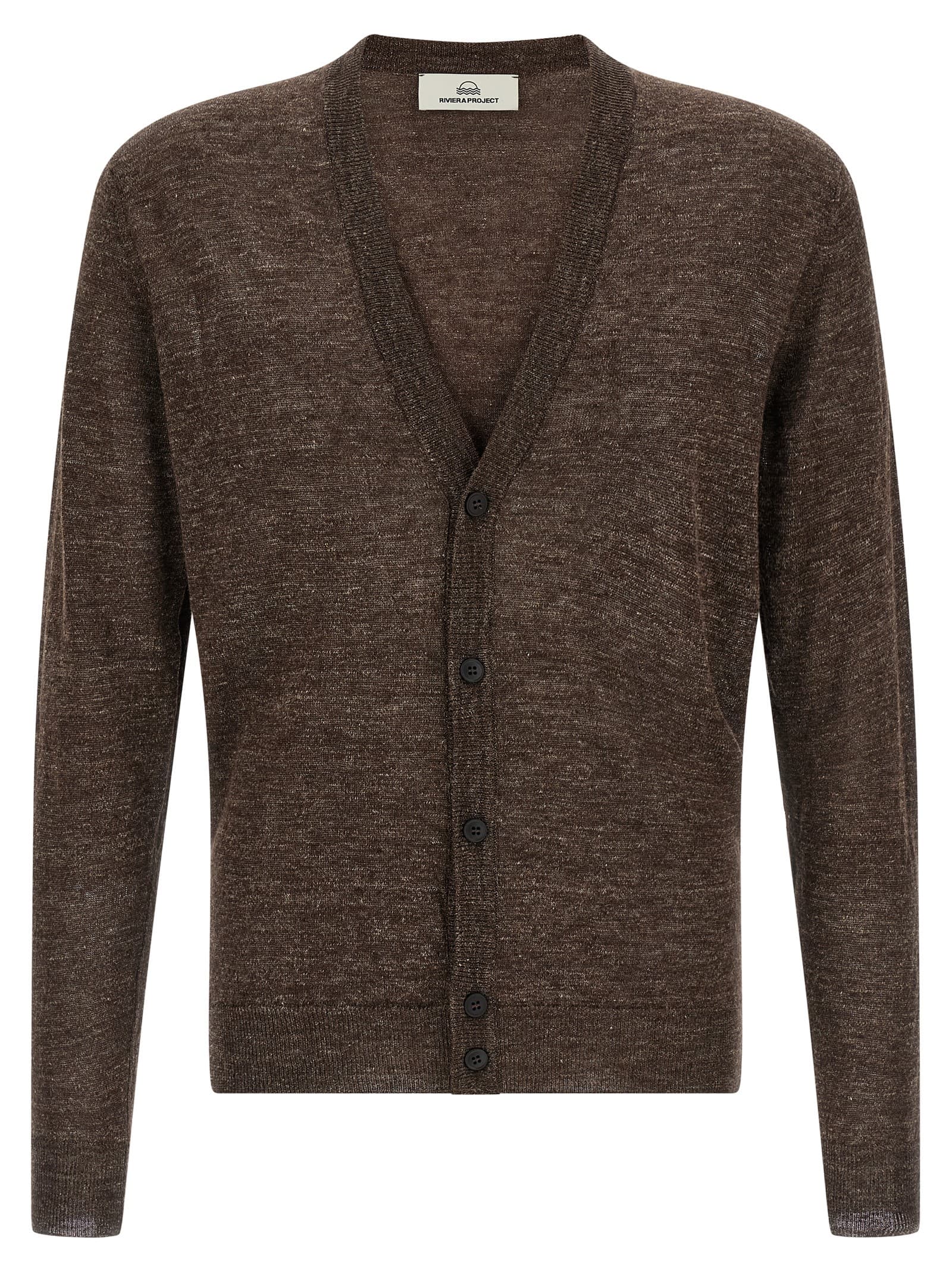 Кардиган з льону та шовку