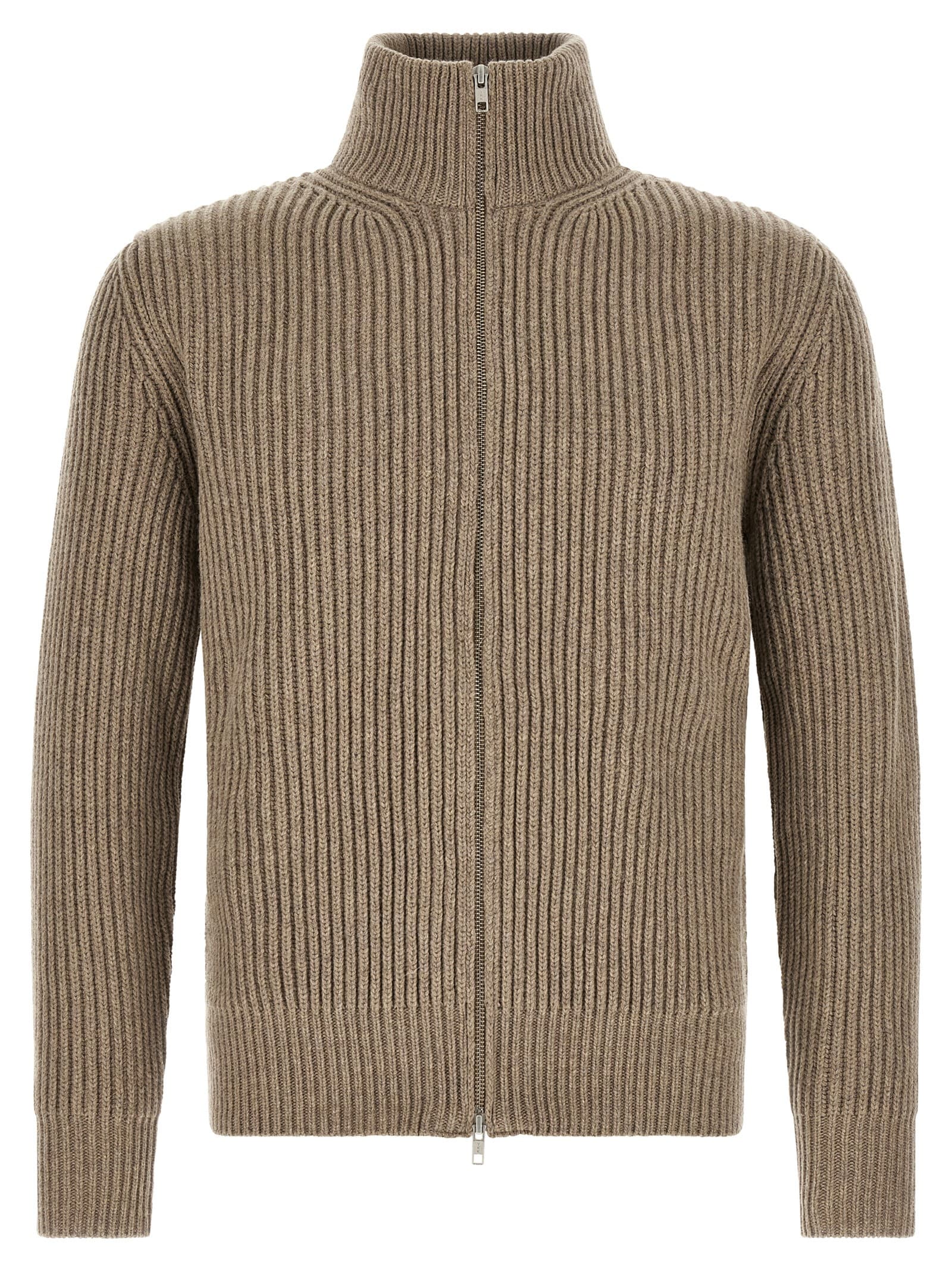 Maison Margiela MM6 вʼязаний жакет 'White Stitch Line'