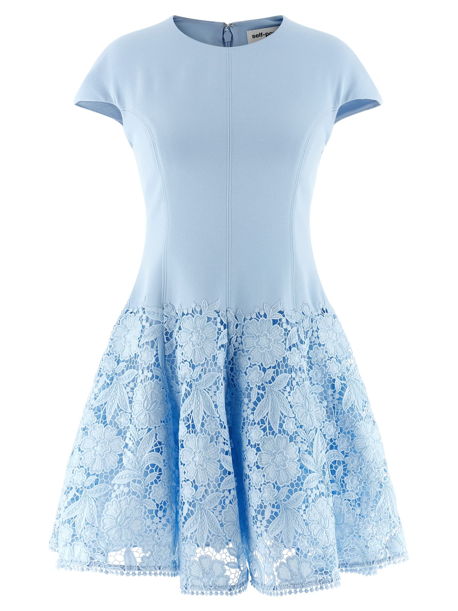 'Blue Crepe Lace' сукня