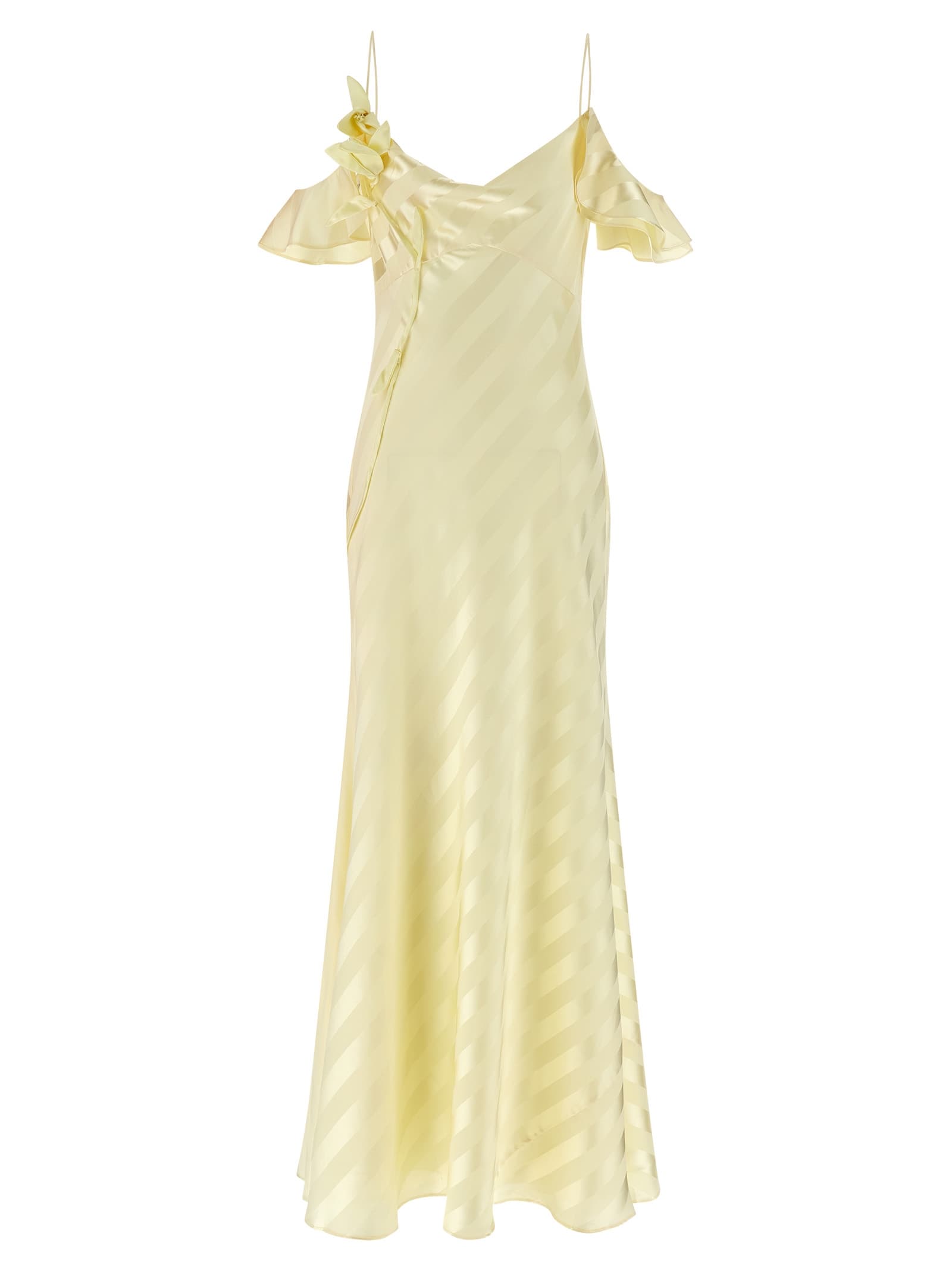 'Satin Striped' довга сукня