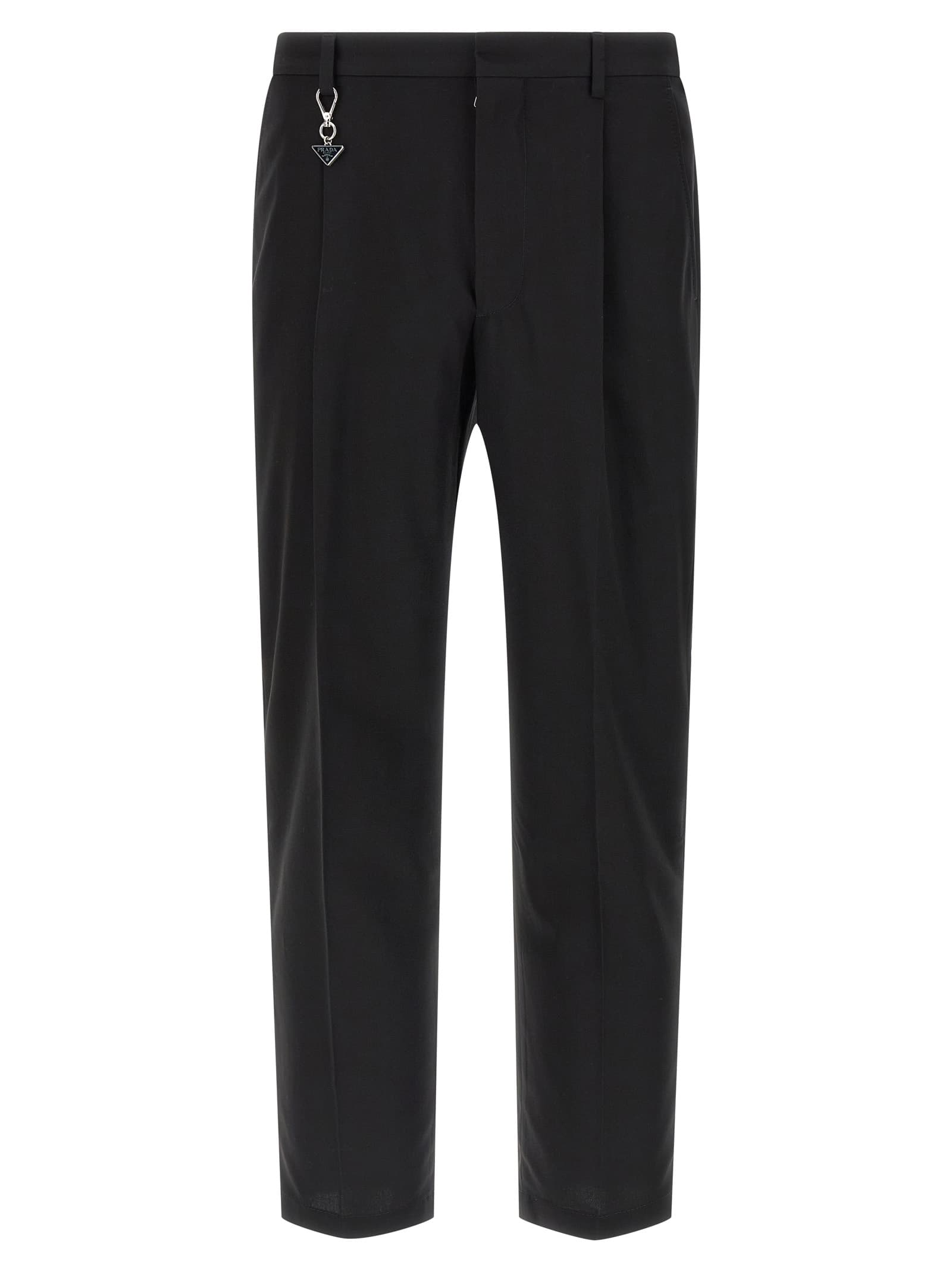 Штани з брелоком-логотипом