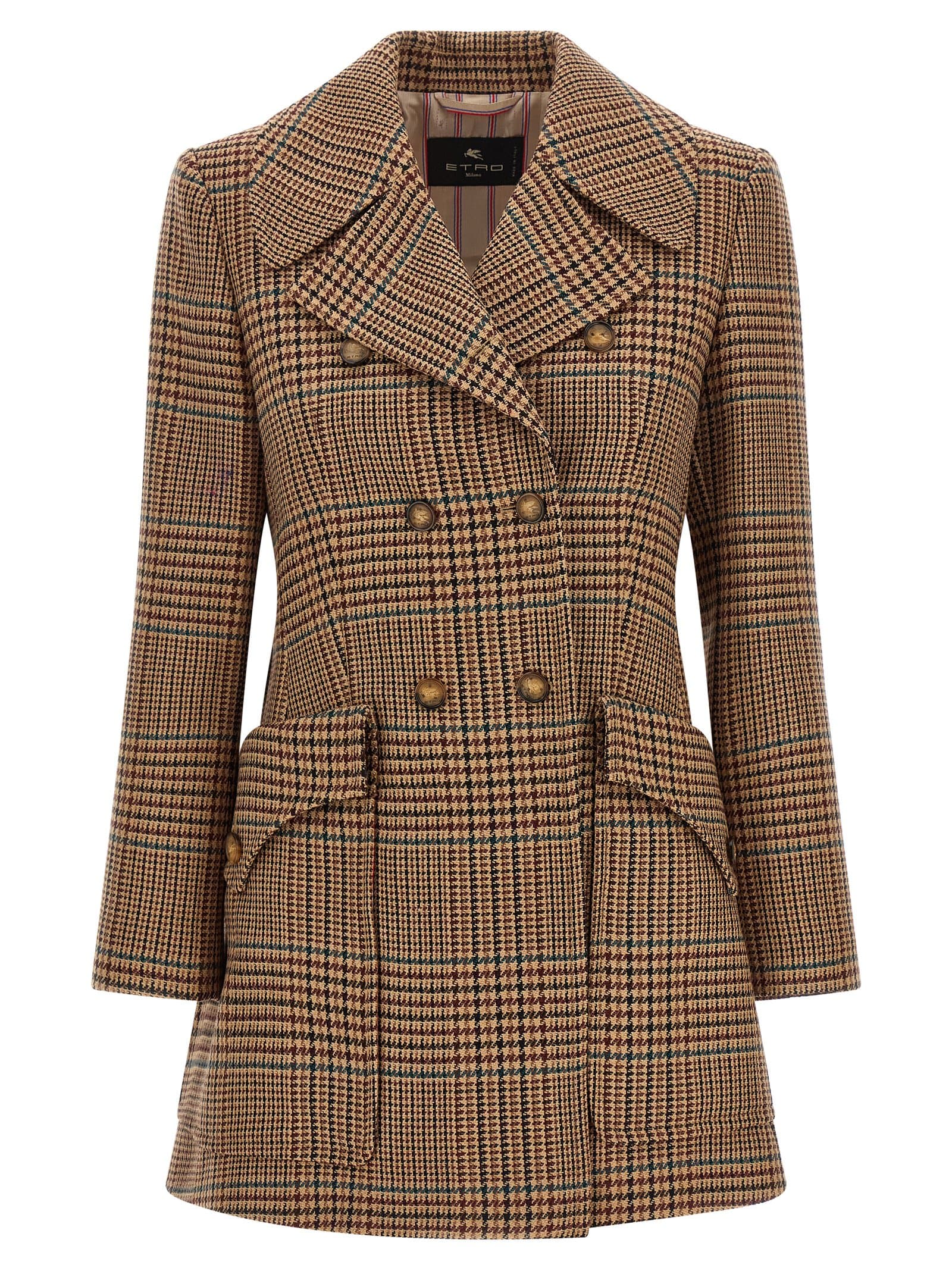 ETRO пальто Prince of Wales