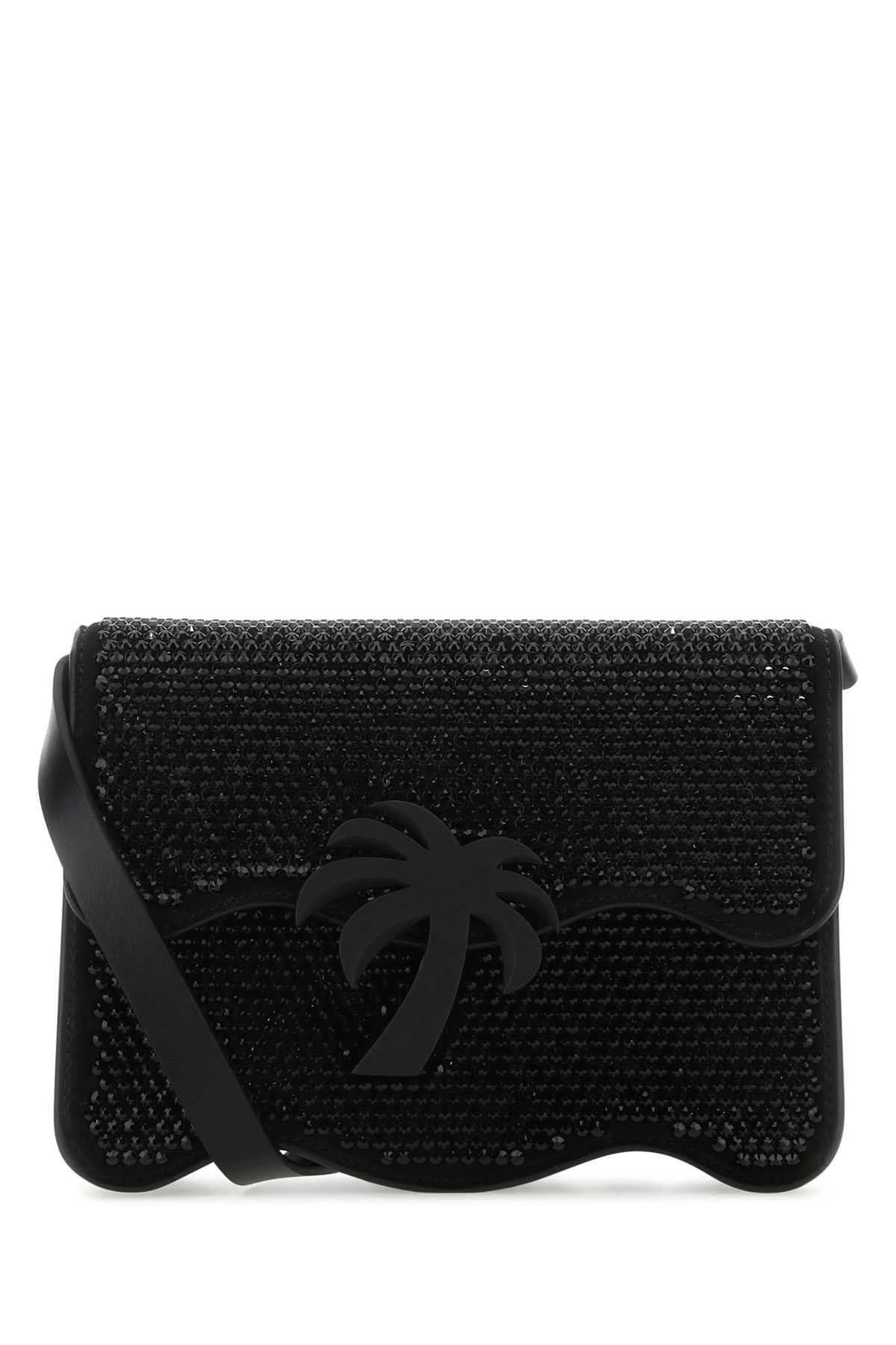 Embellished suede Palm Beach crossbody bag