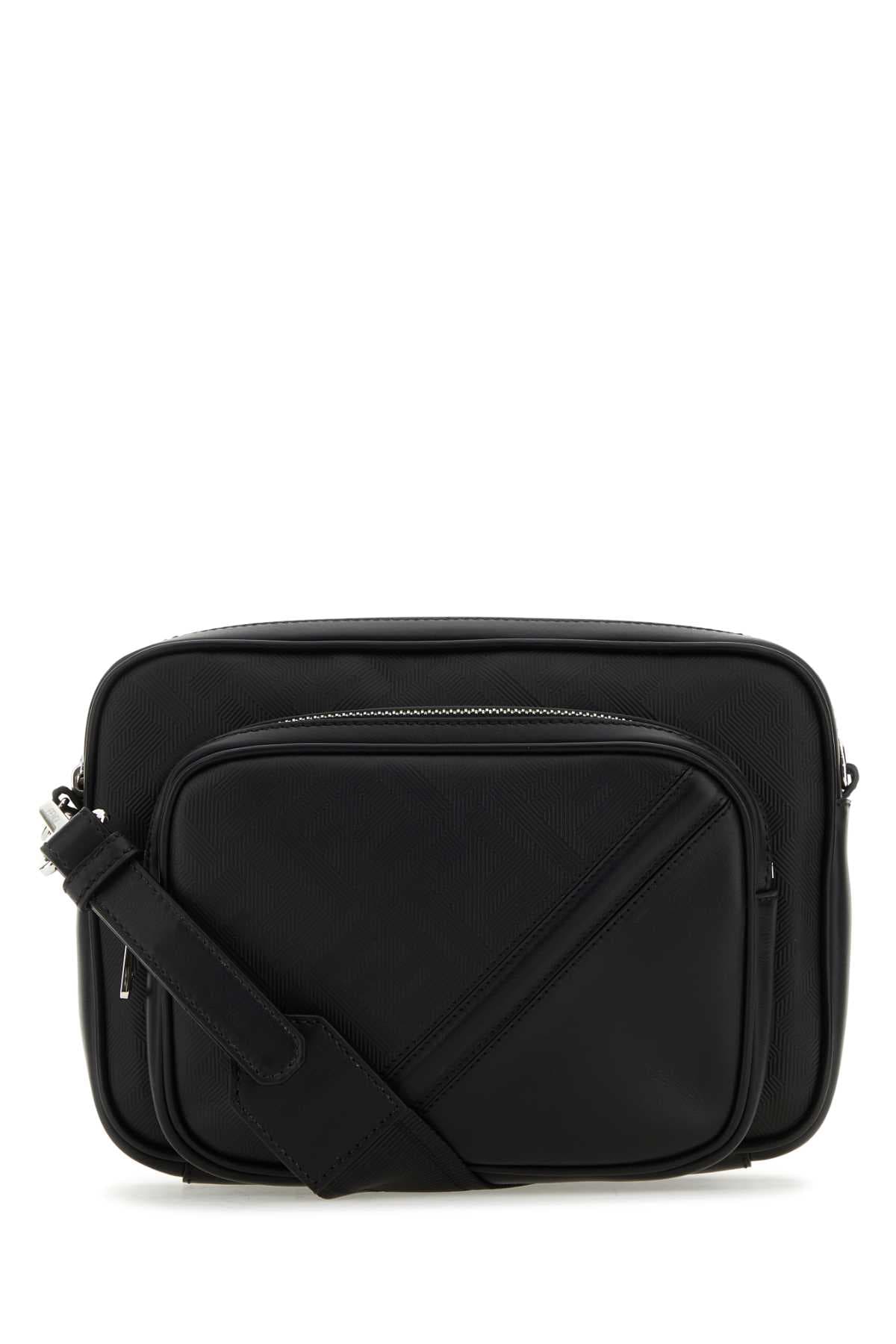 Black leather Camera Case Duo Fendi crossbody bag