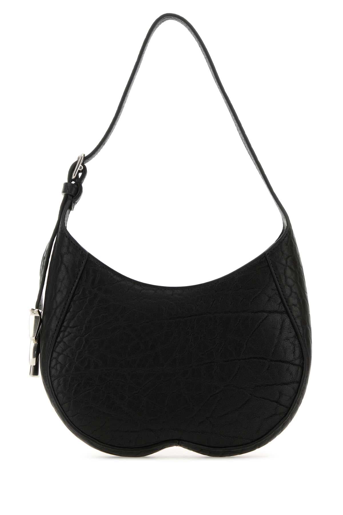 Black leather small Chess shoulder bag