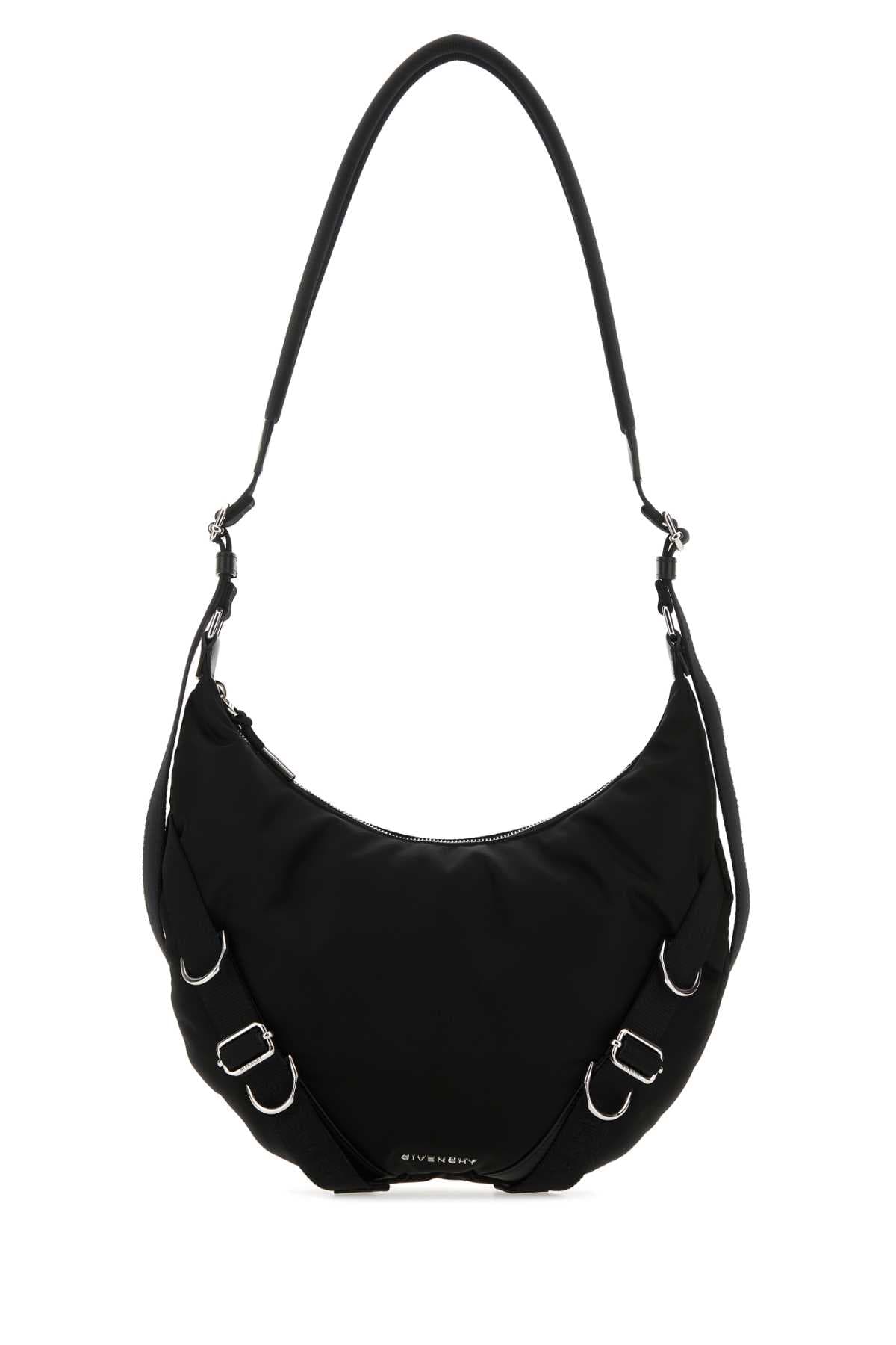 Black nylon blend Voyou crossbody bag