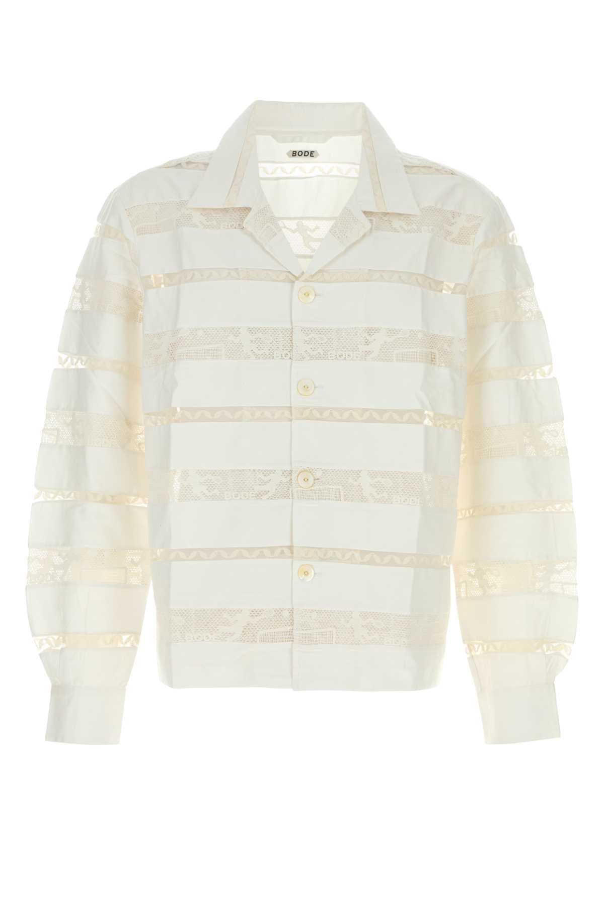 White poplin shirt