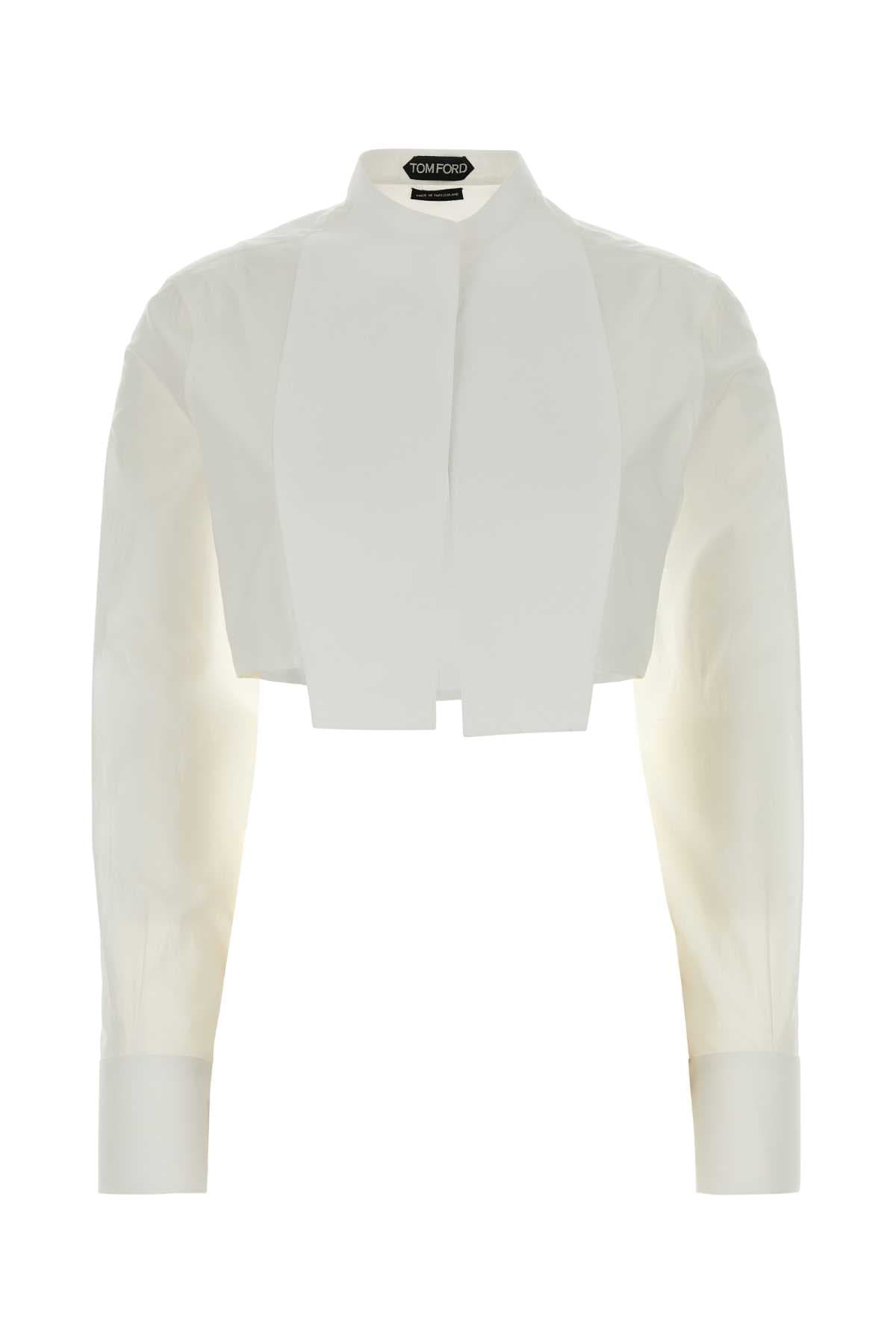 White poplin shirt
