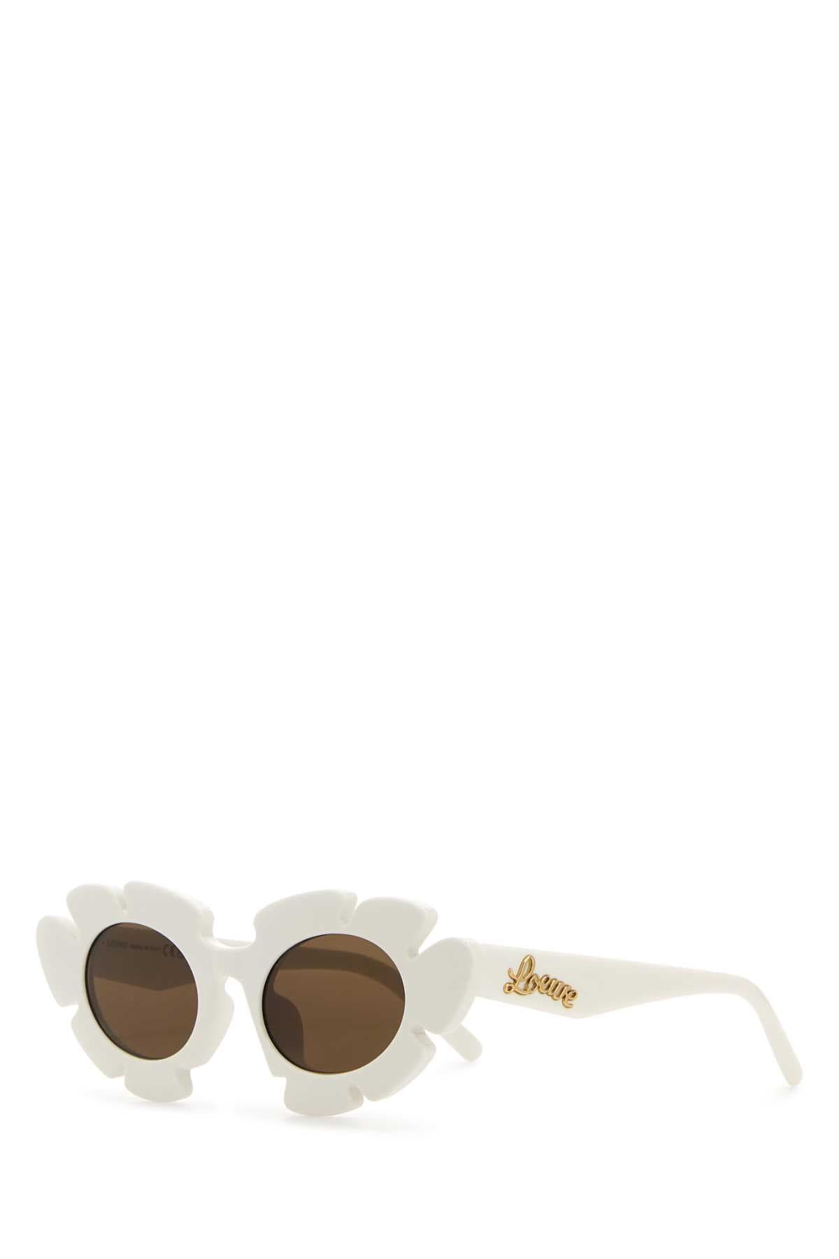 White acetate sunglasses