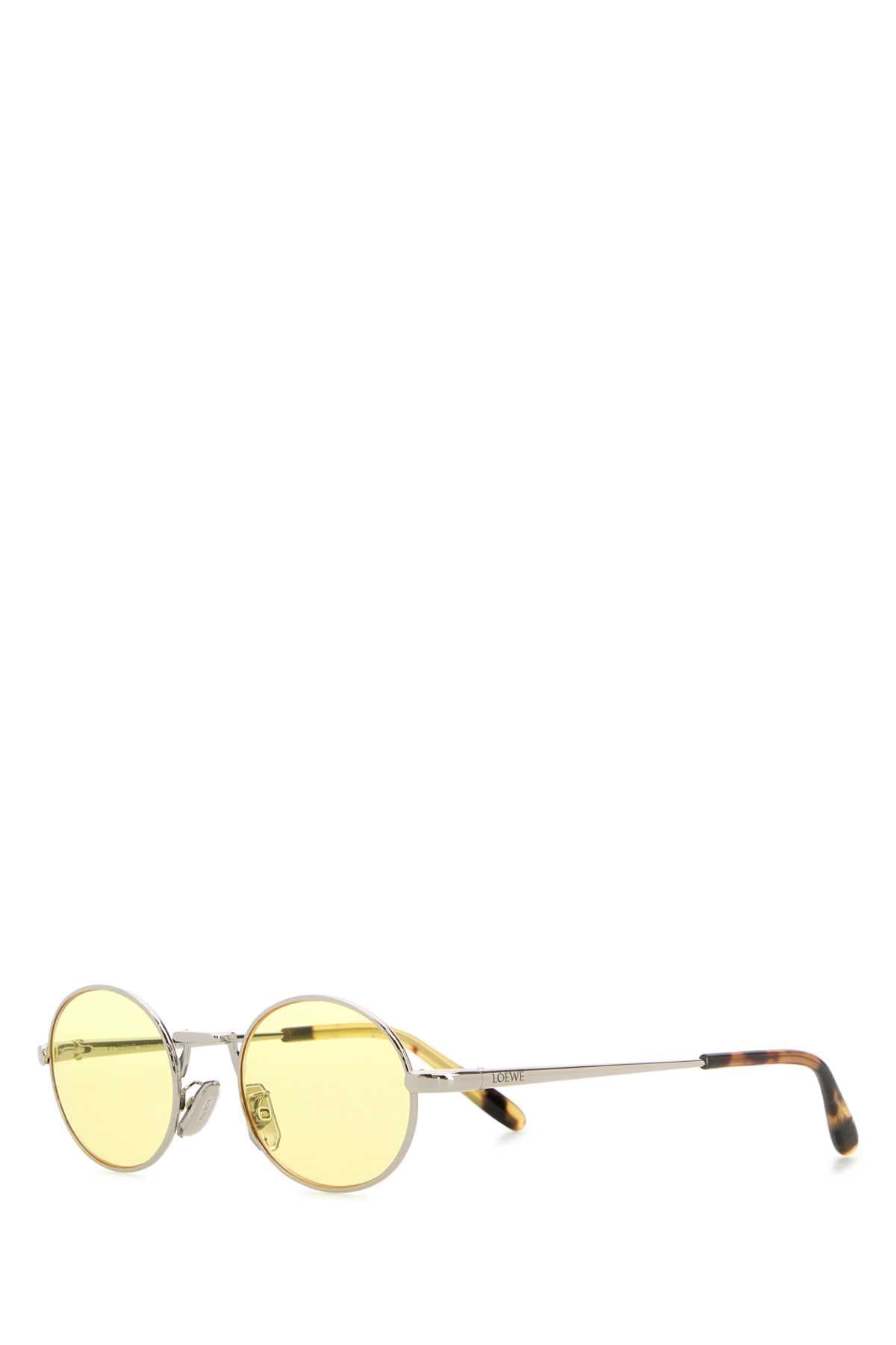 Silver metal sunglasses