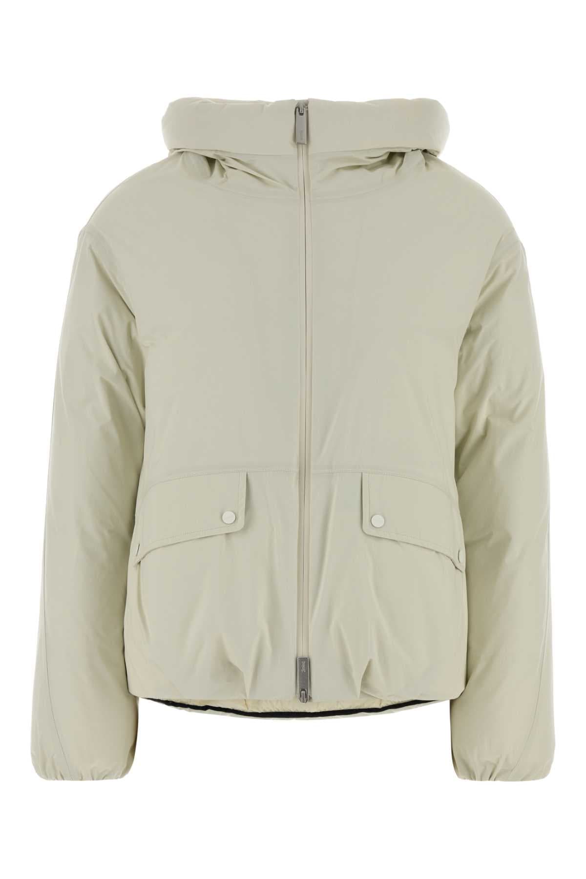 Chalk nylon down jacket