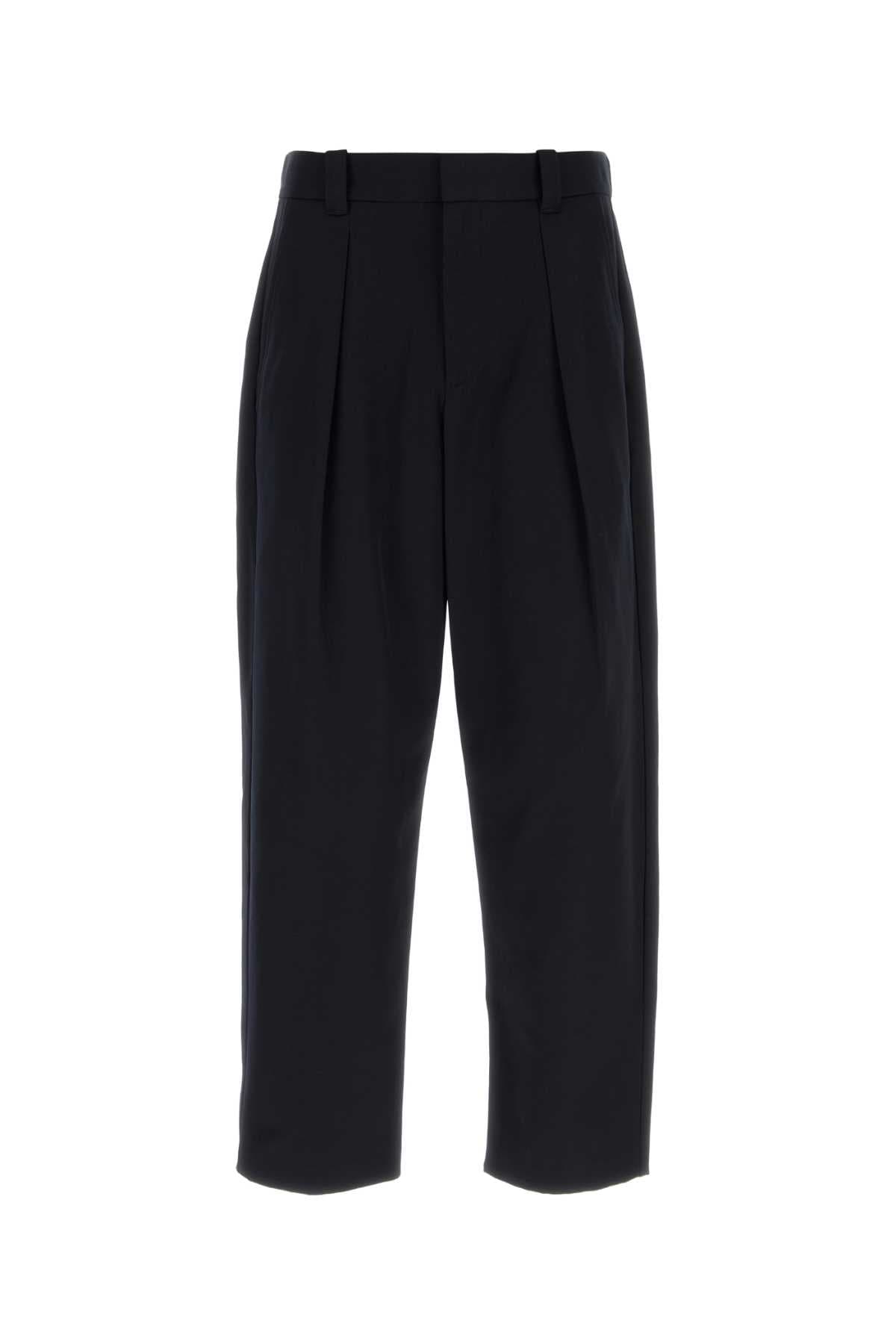 Black twill Renato pant