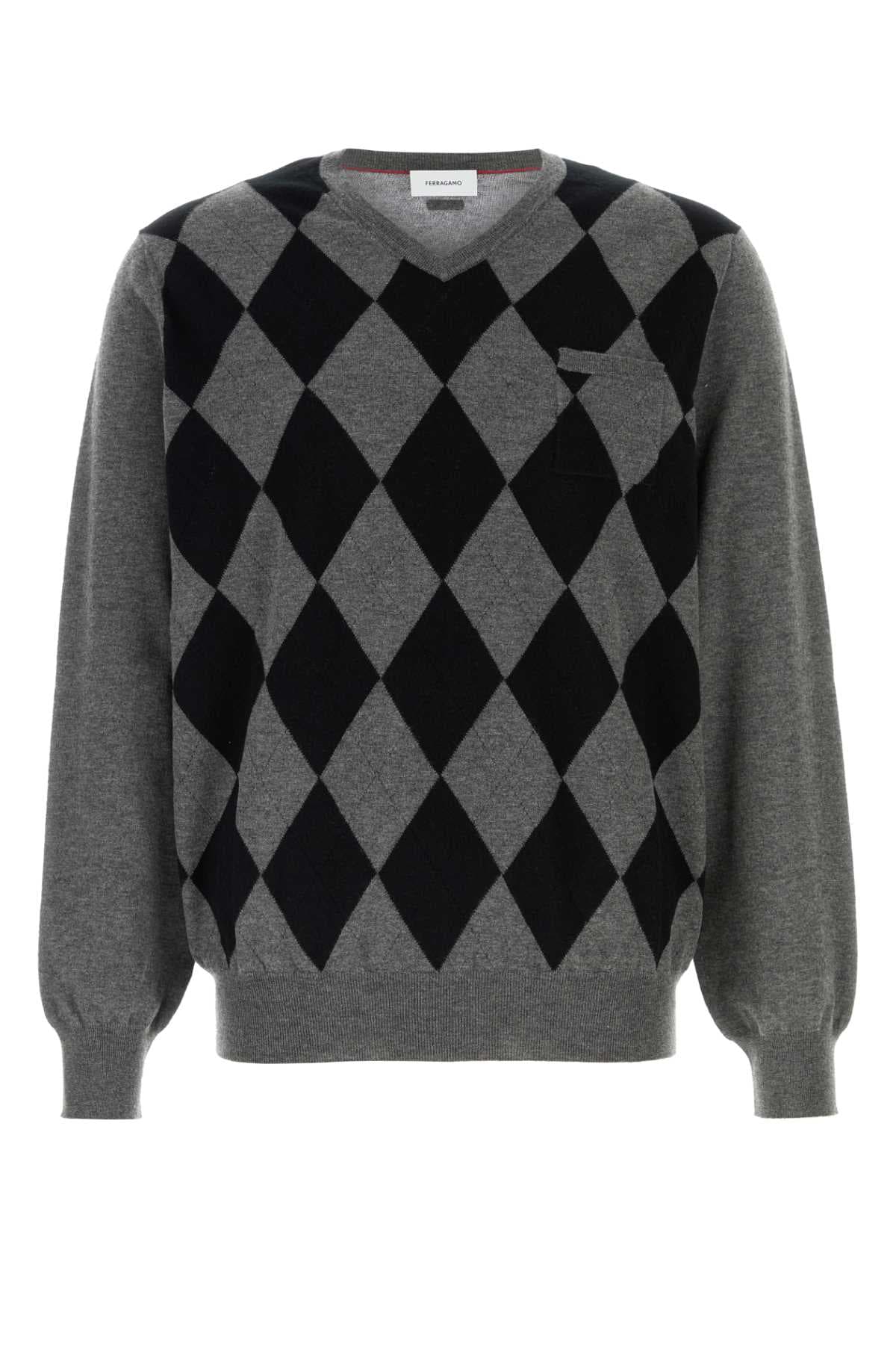 Dark grey wool sweater