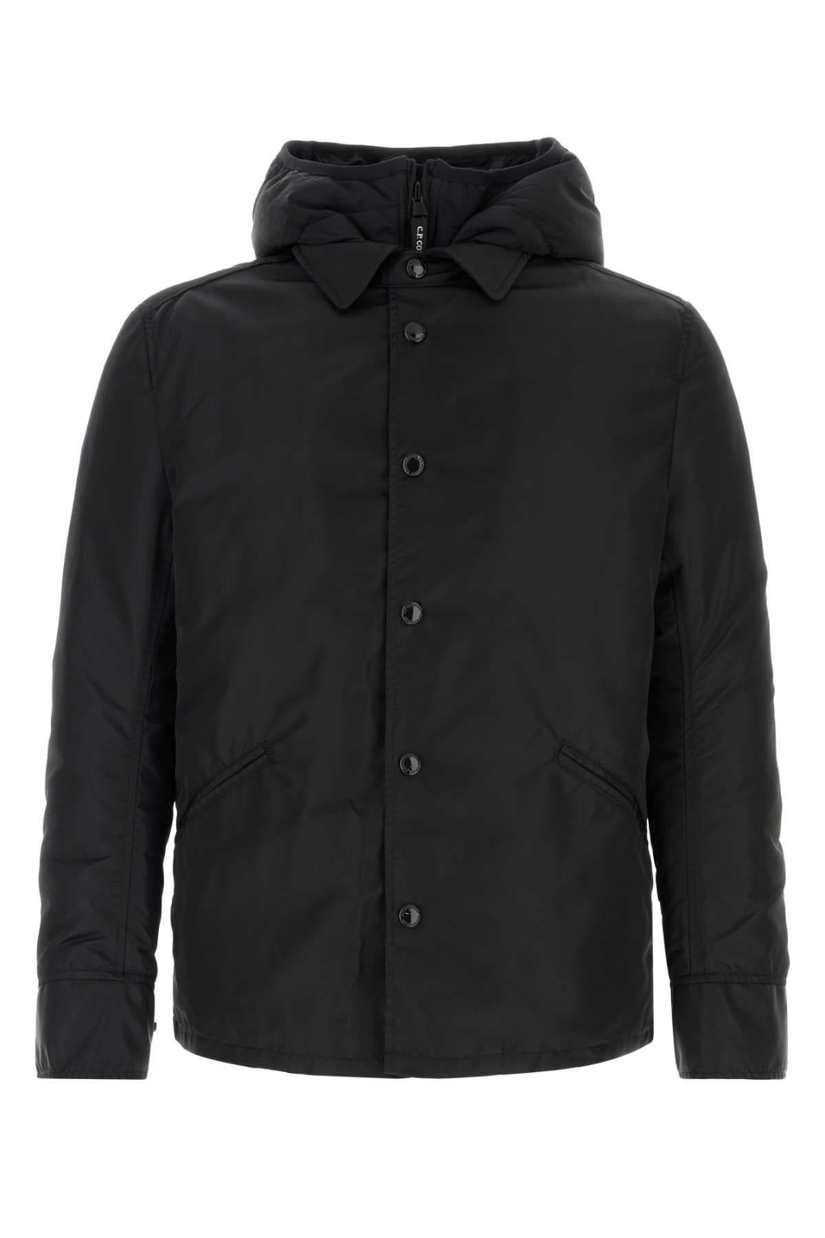 Black nylon Junya Watanabe x CP Company down jacket