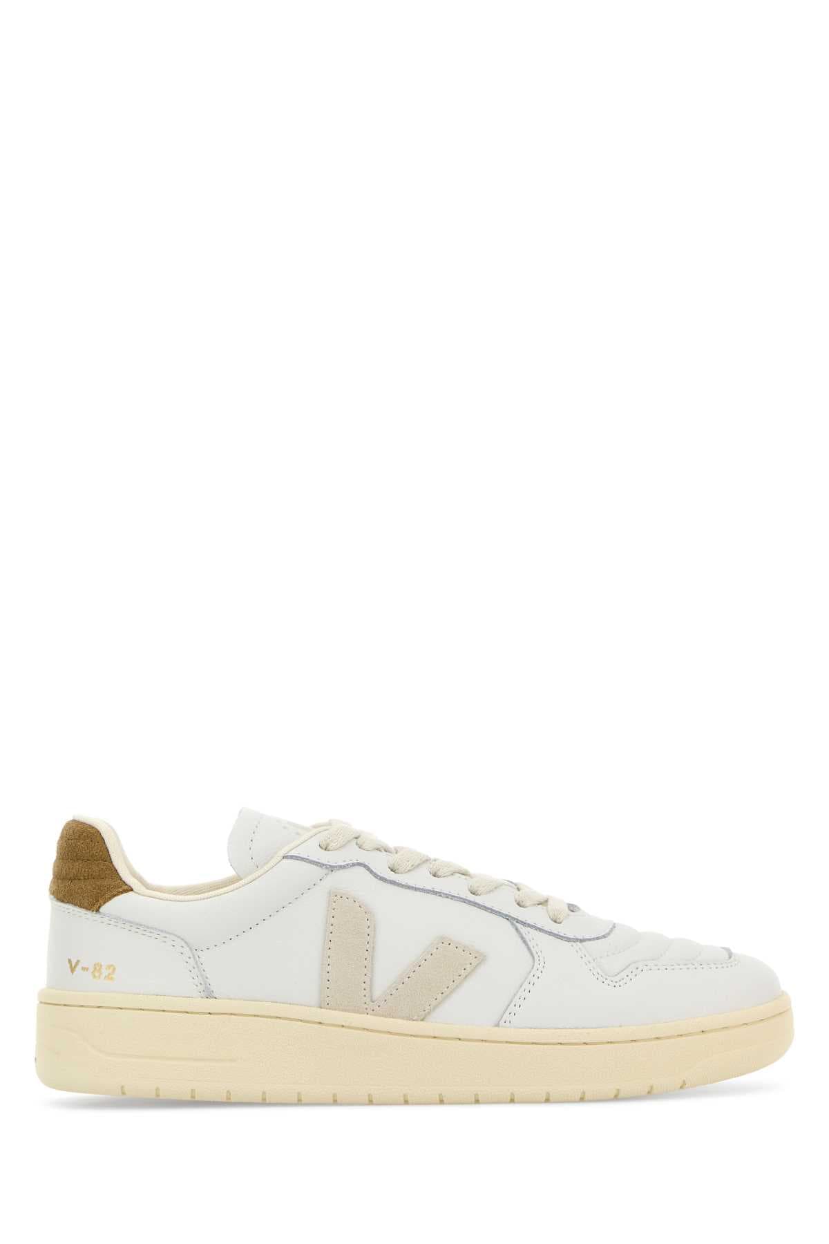 White leather V-82 sneakers