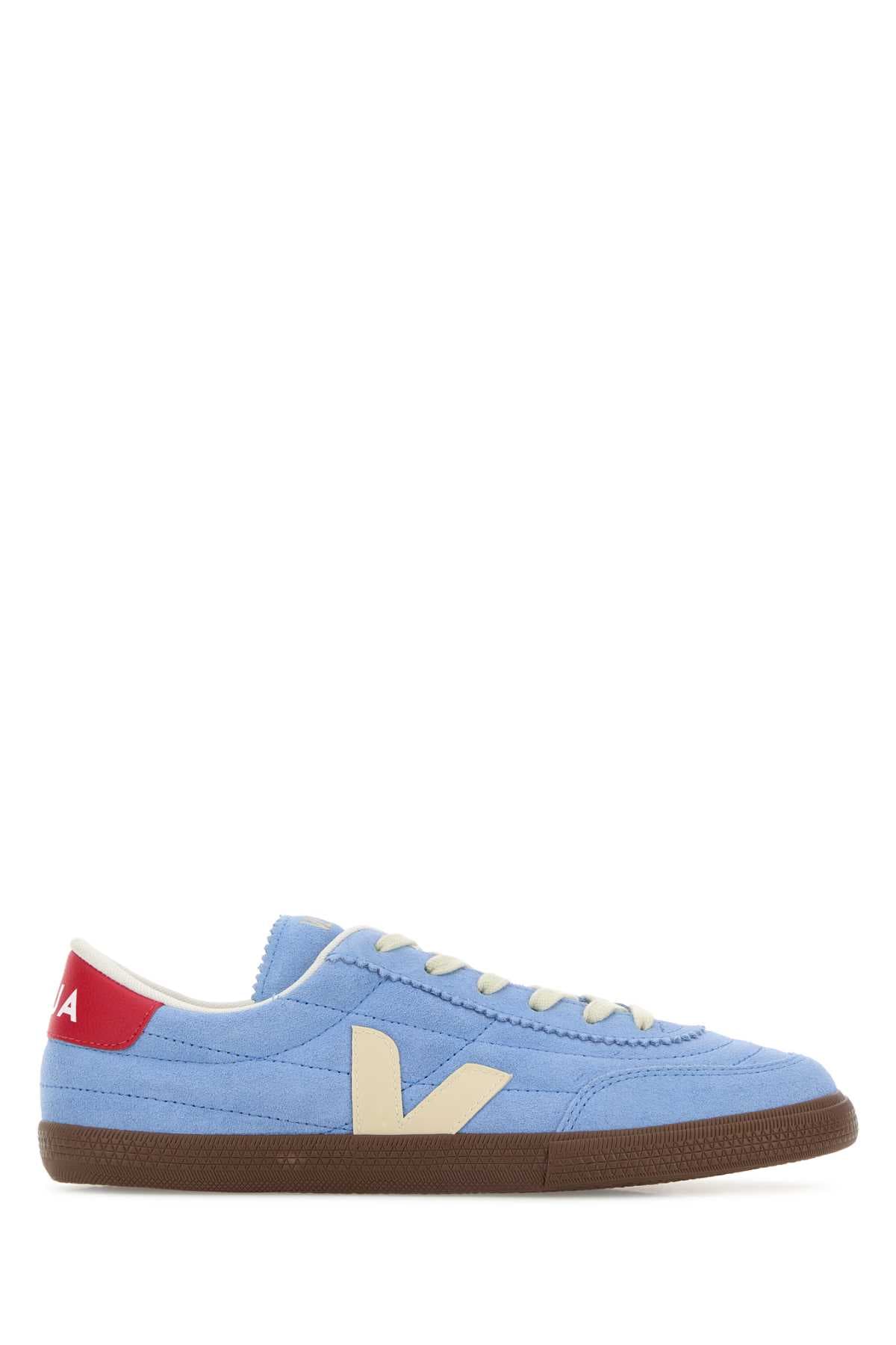 Powder blue suede Panenka sneakers