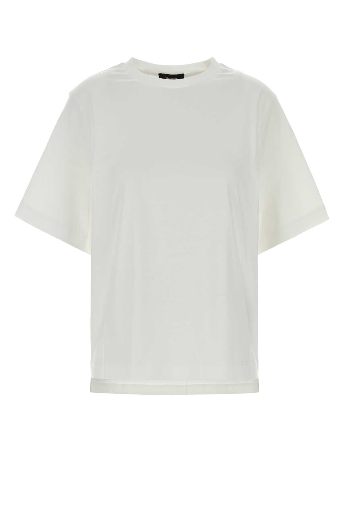 White cotton oversize t-shirt