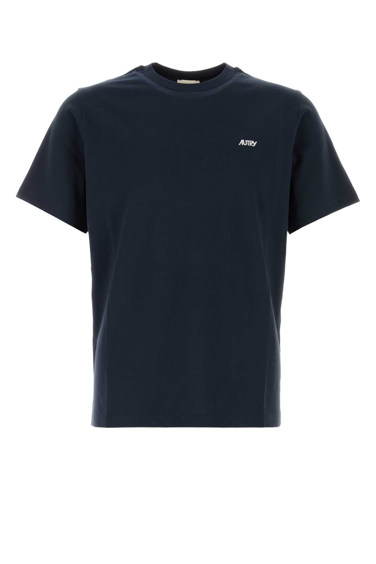 Dark blue cotton t-shirt