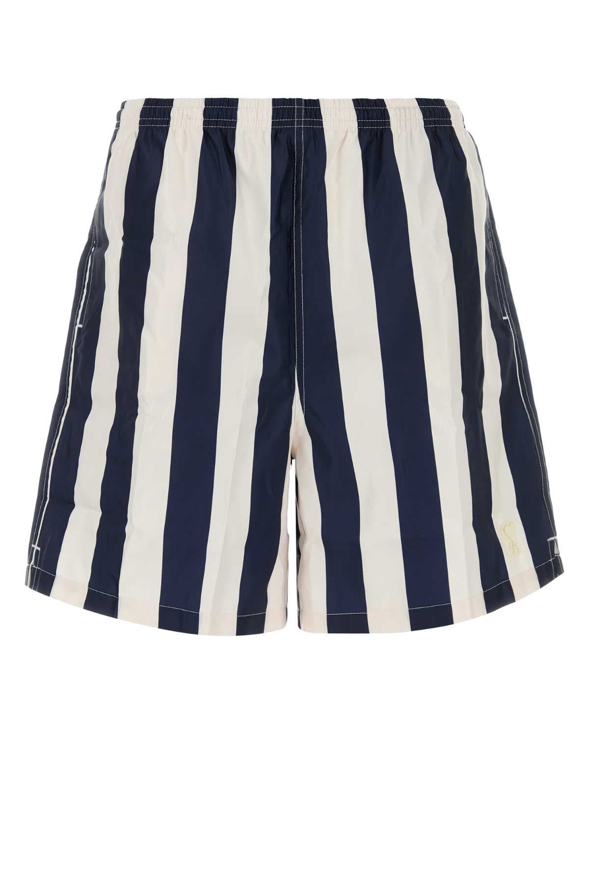 Printed polyester swimming shorts