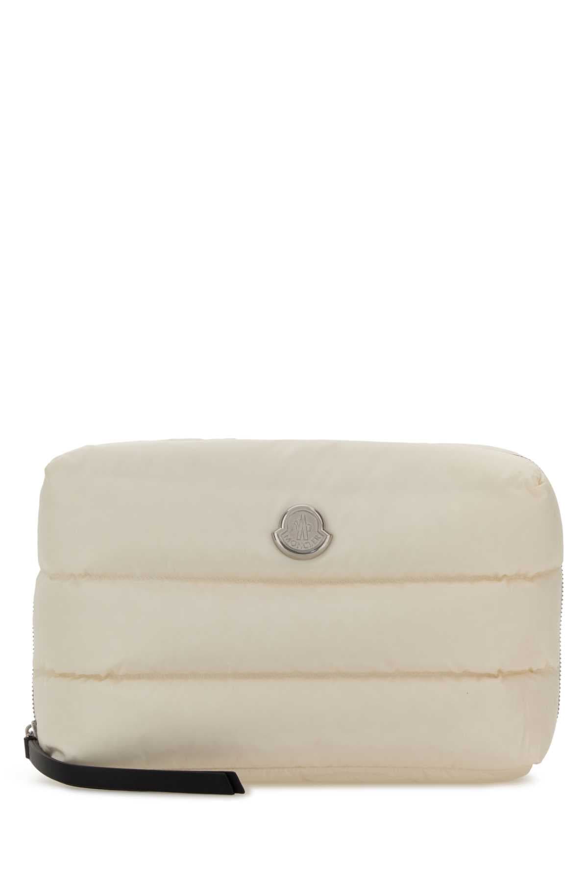 White fabric beauty case