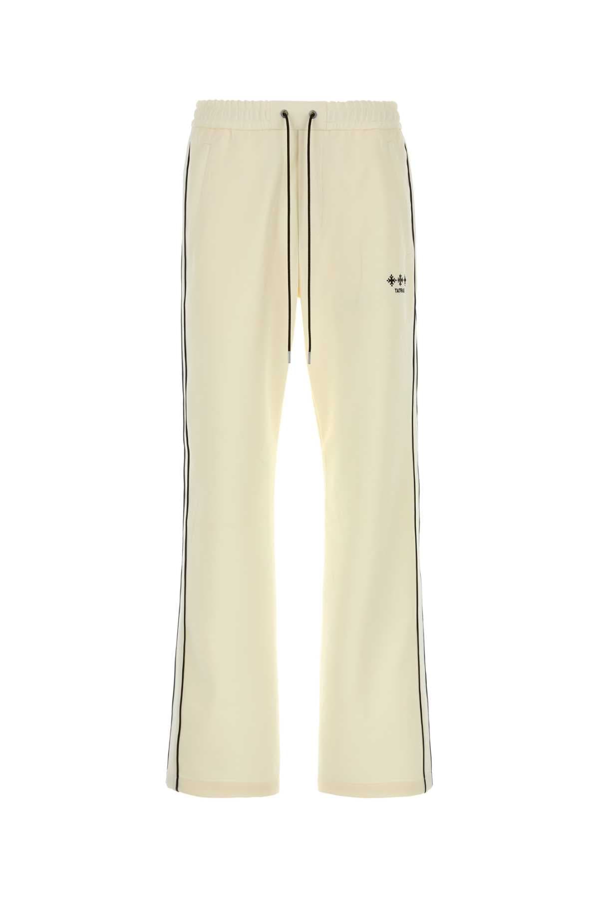 Ivory jersey joggers