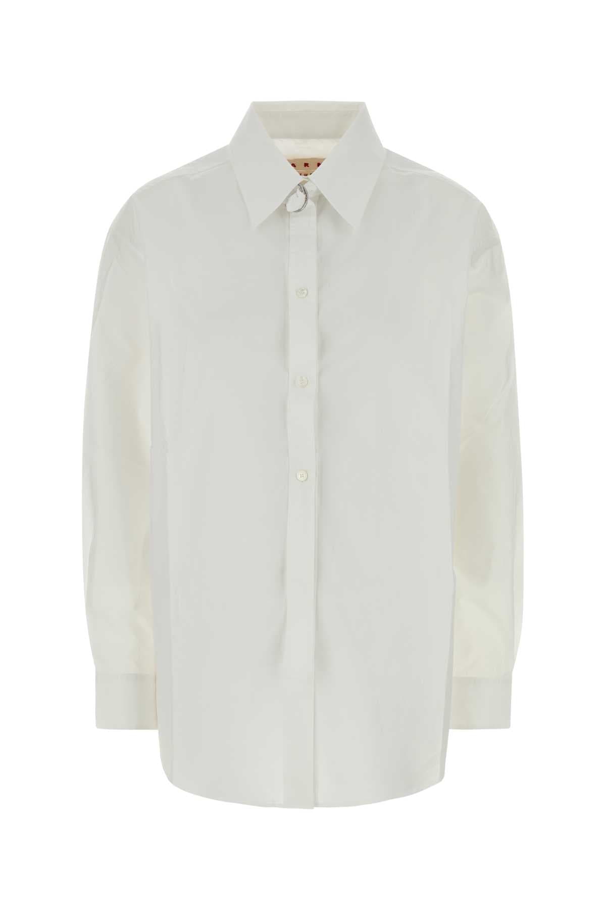 White poplin shirt