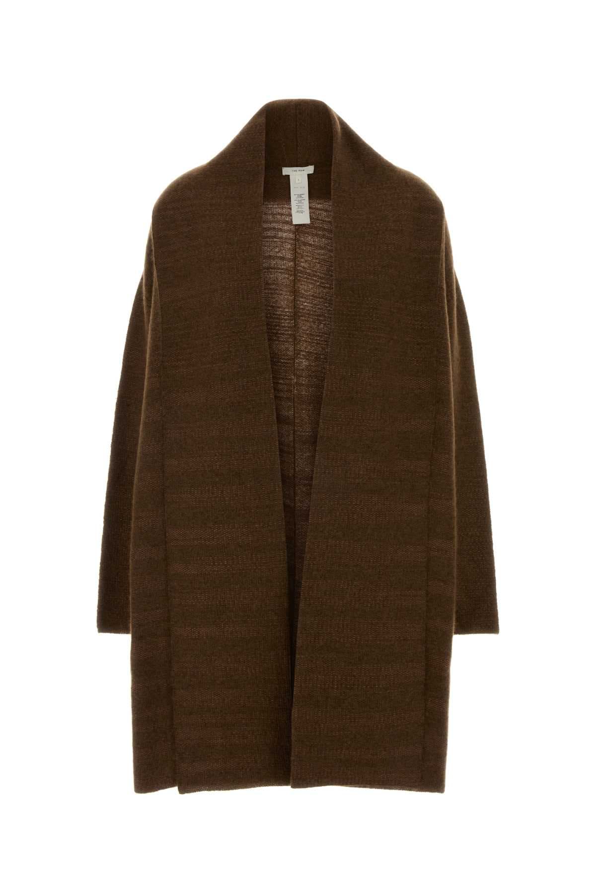 Chocolate cashmere blend Novaan cardigan