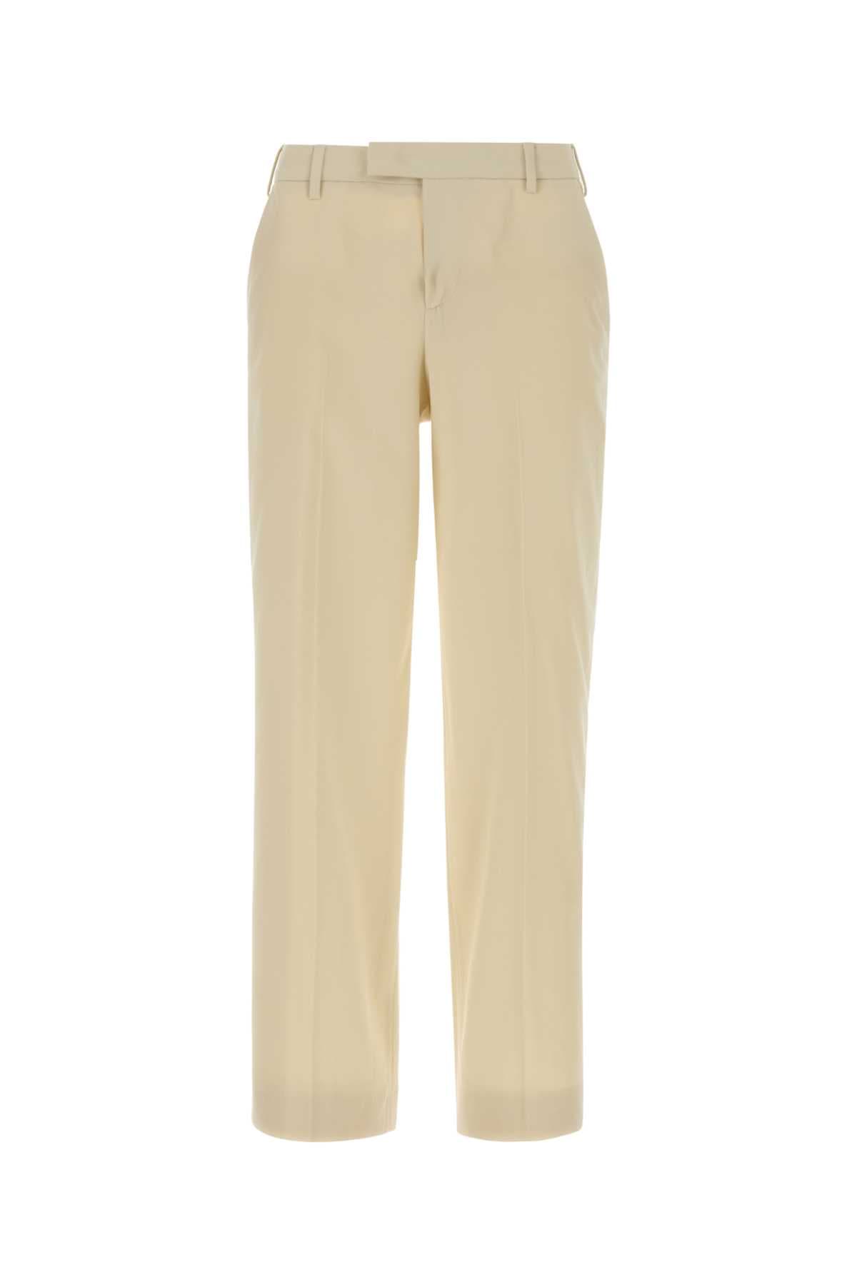 Cream cotton Emma pant