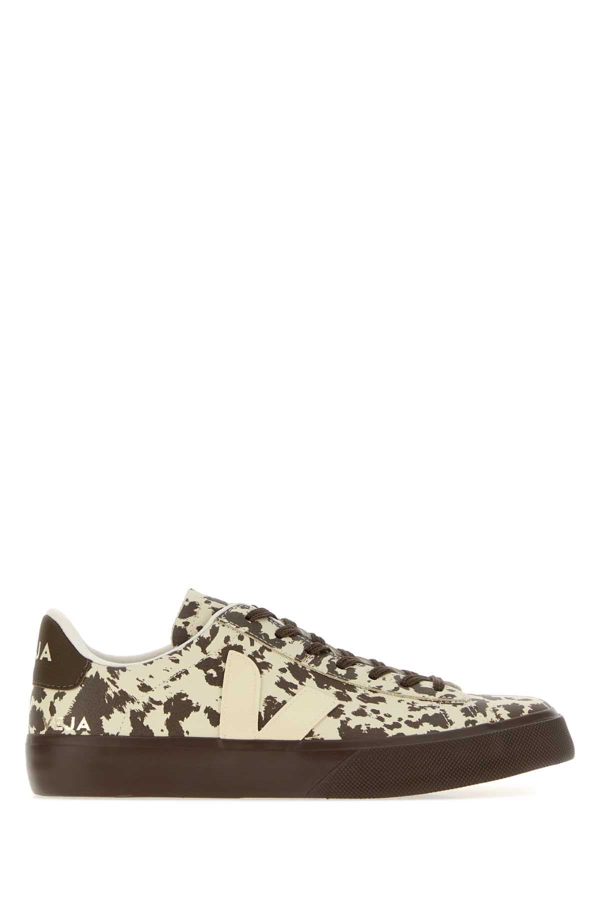 Printed leather Campo sneakers