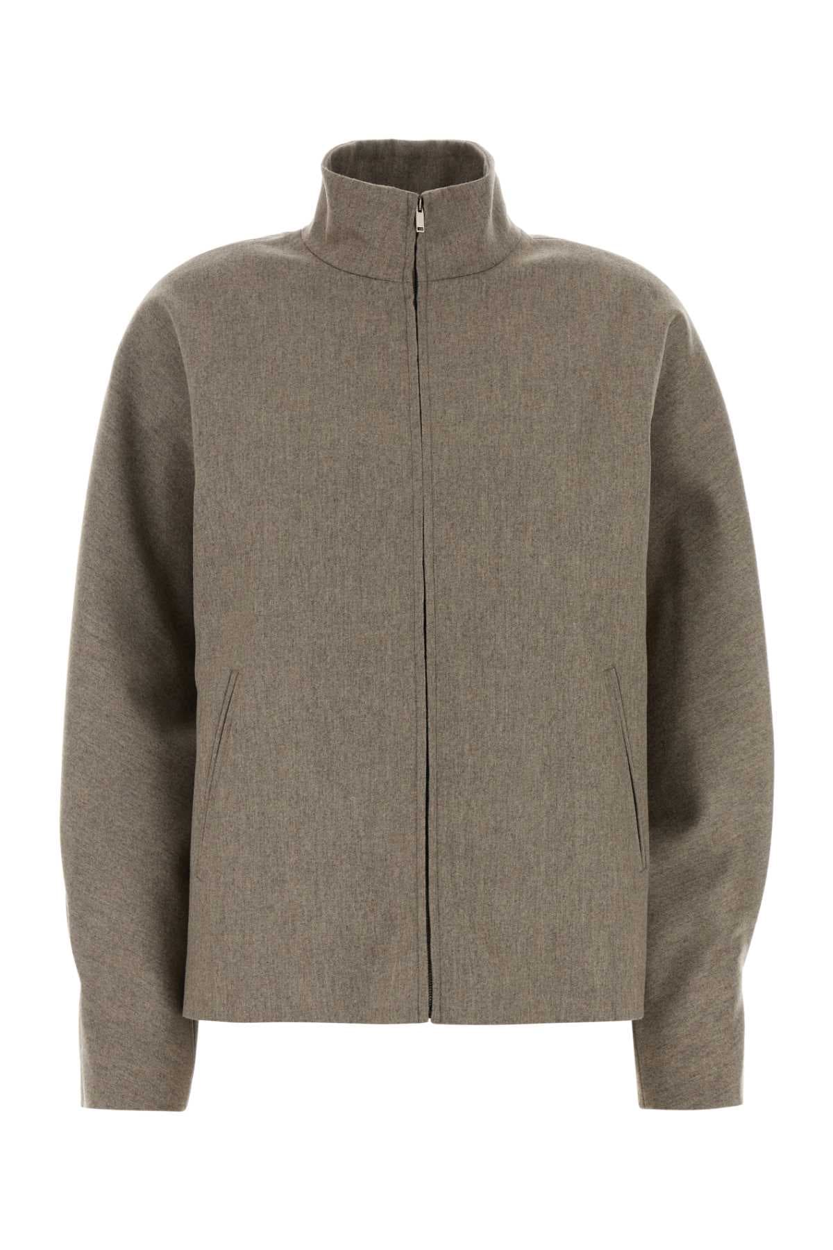 Dove grey wool blend Hiromi jacket