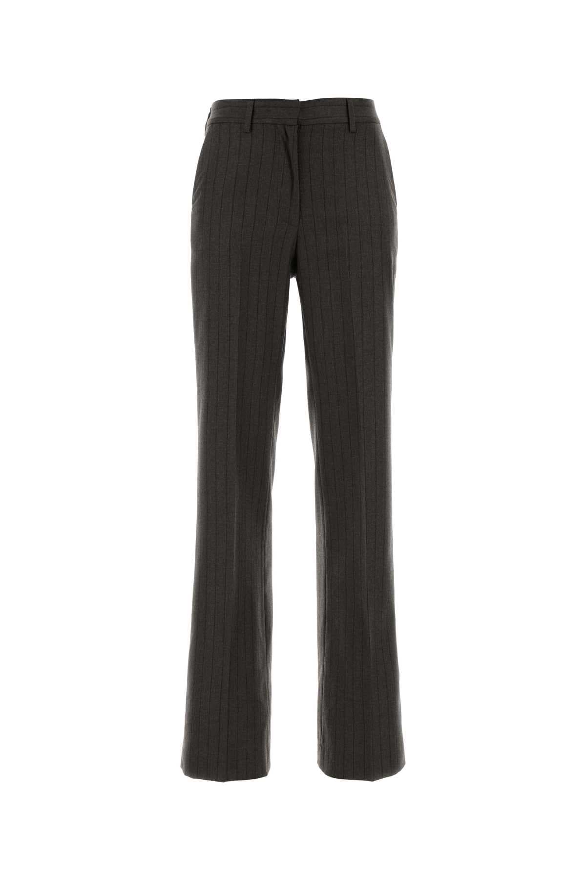 Embroidered wool Jodie pant