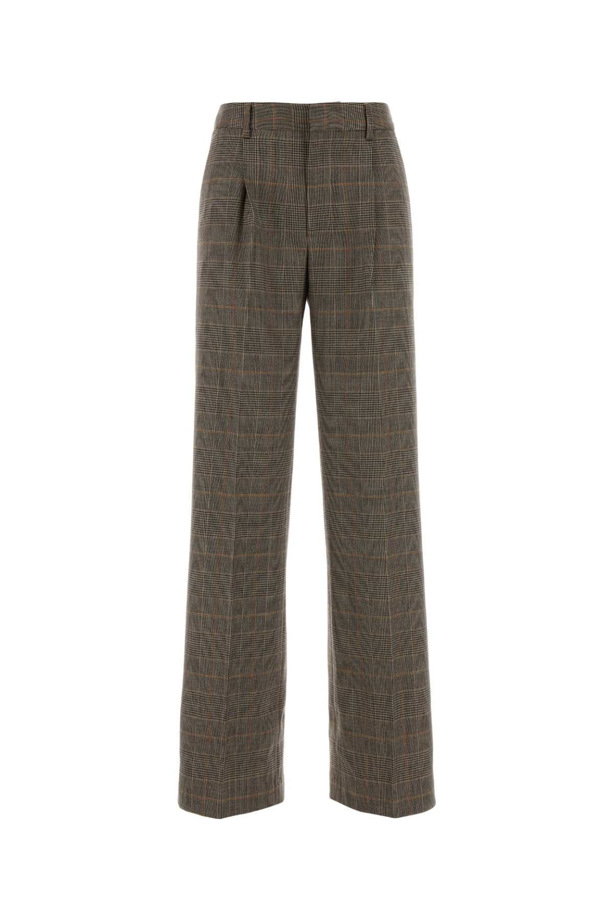 Embroidered wool blend Lola pant