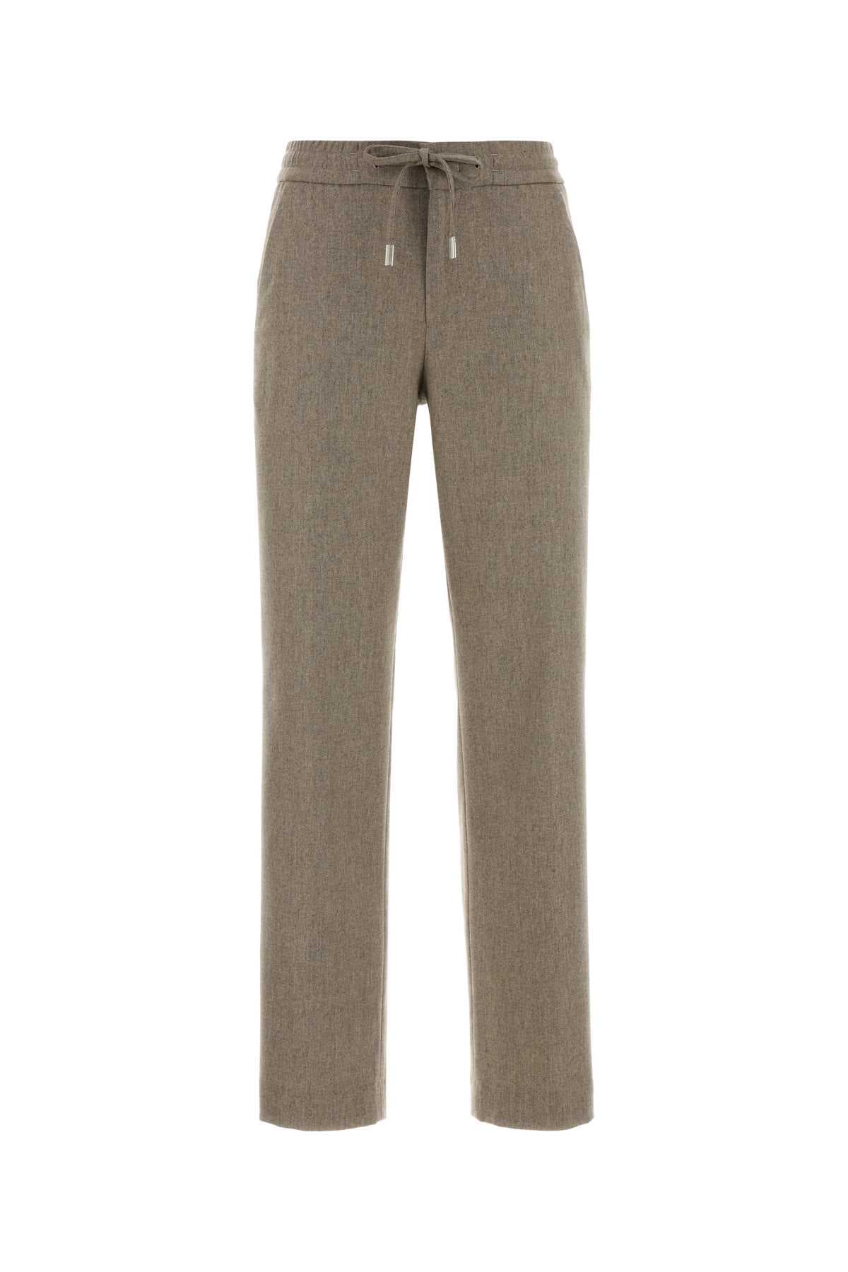 Cappuccino stretch wool blend Erica pant