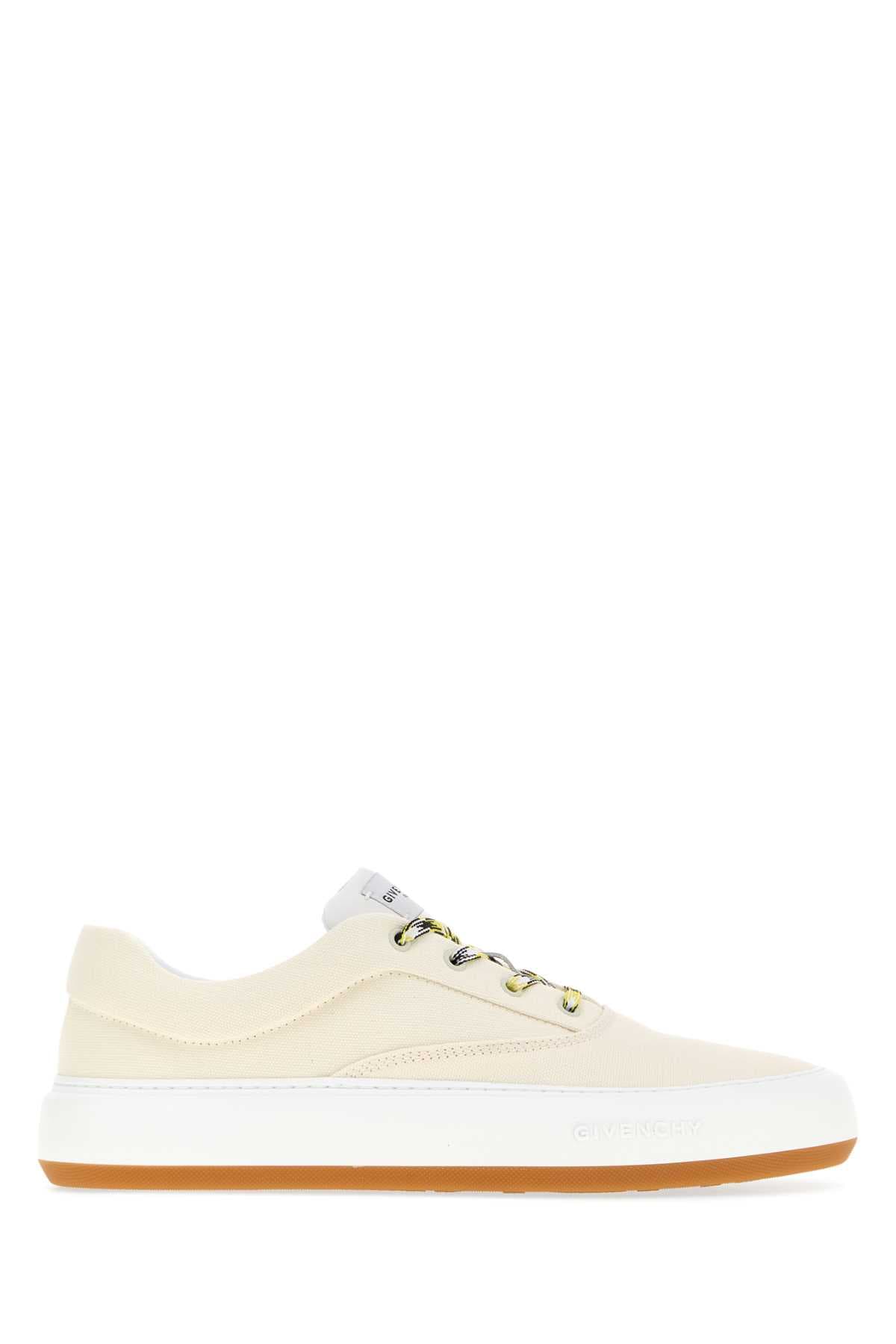 Ivory canvas New City sneakers