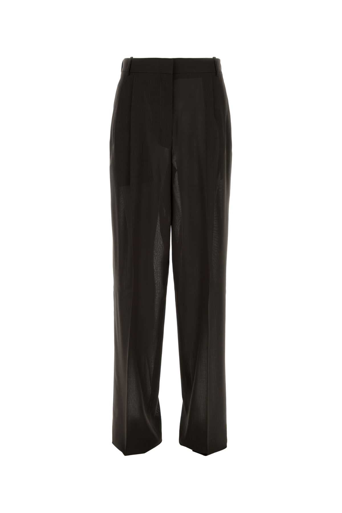 Brown wool pant